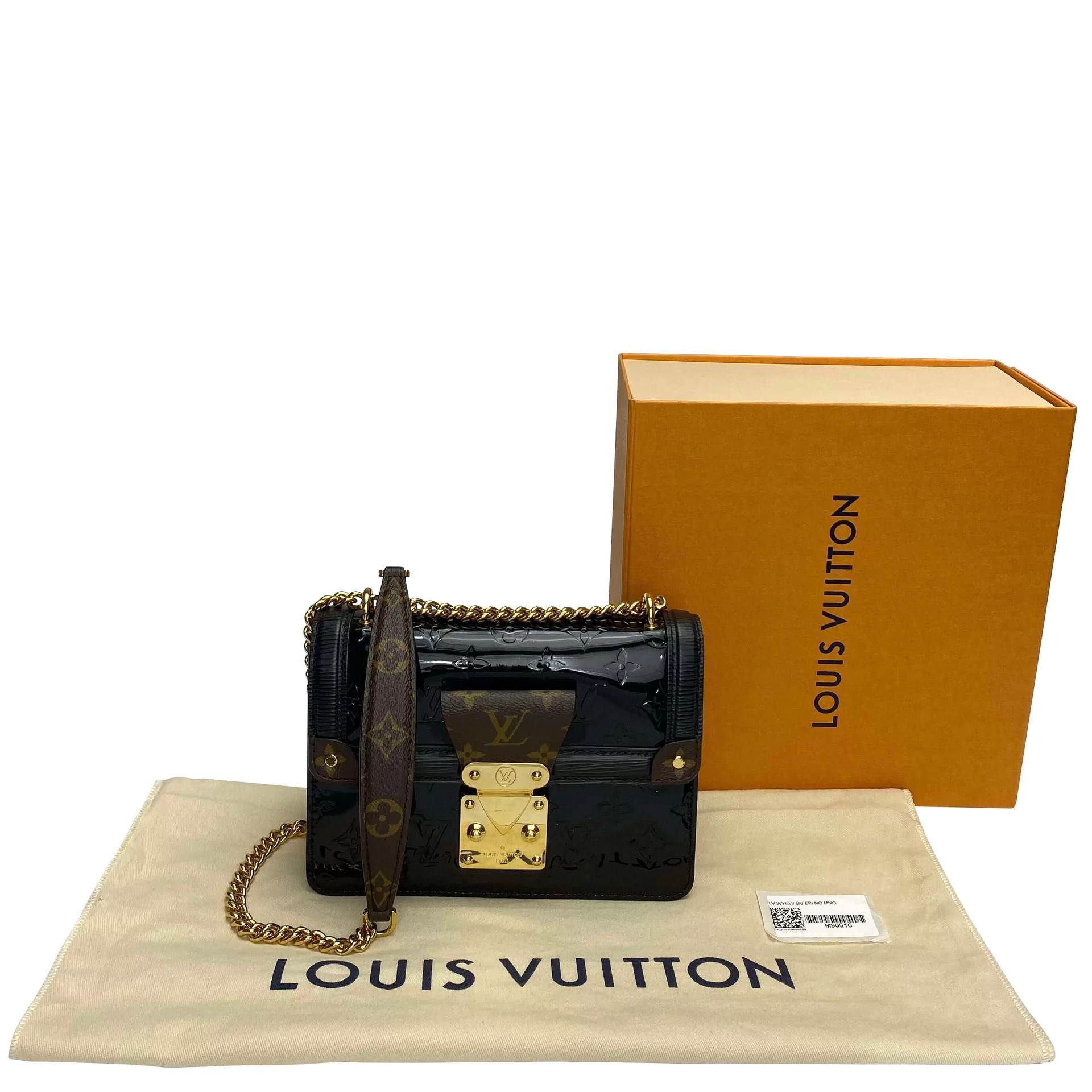 M90516 Louis Vuitton LV Wynwood Chain Bag-Black