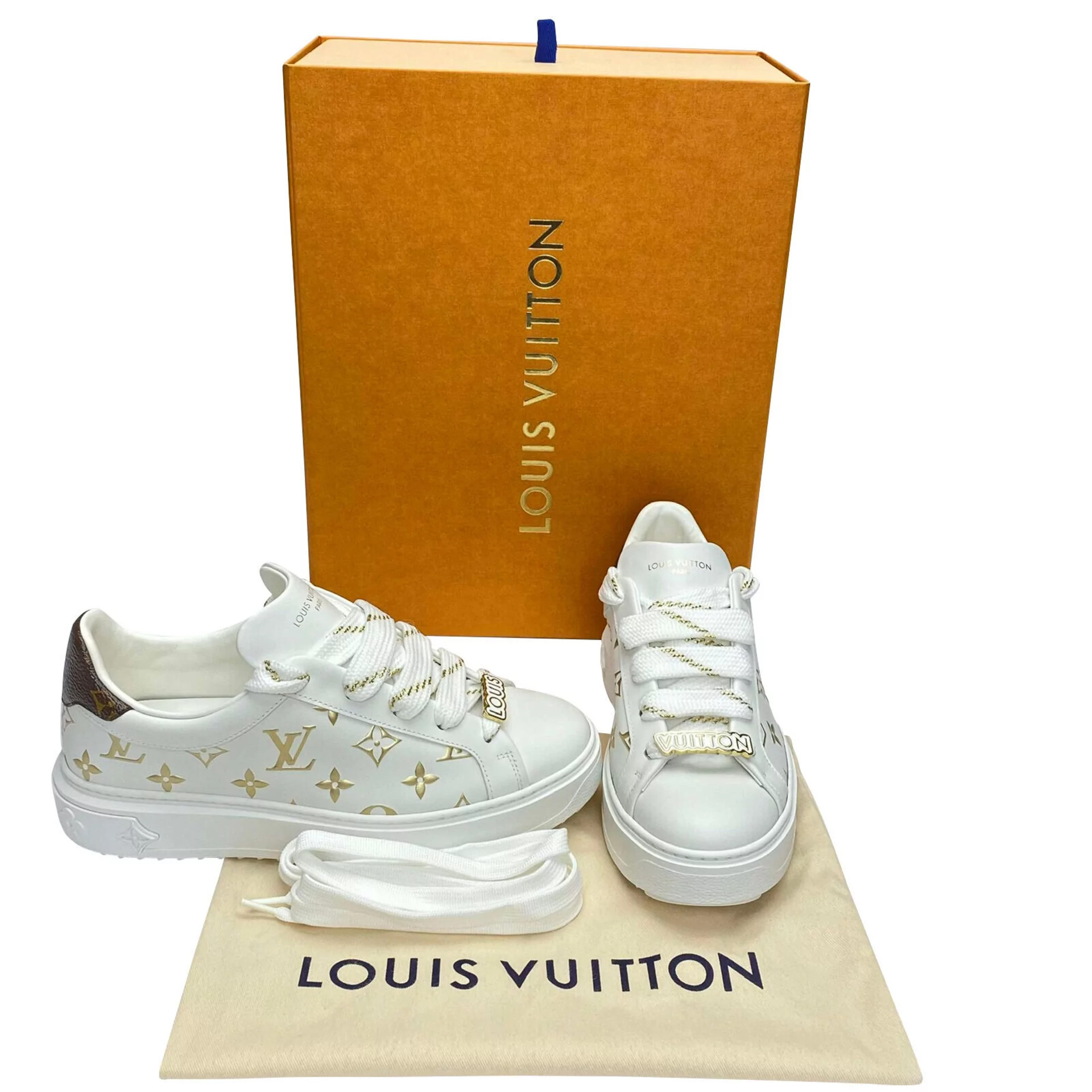 Tenis Louis Vuitton time Out Sneaker Feminino | Sapato Feminino Louis  Vuitton Usado 79400704 | enjoei