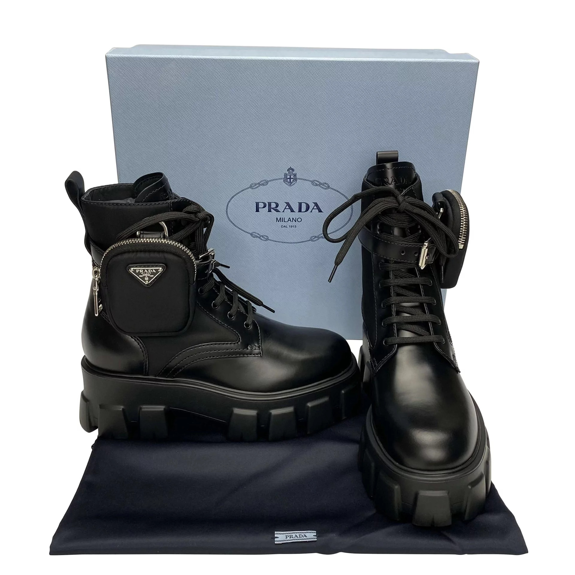 Bota Prada Monolith Preta