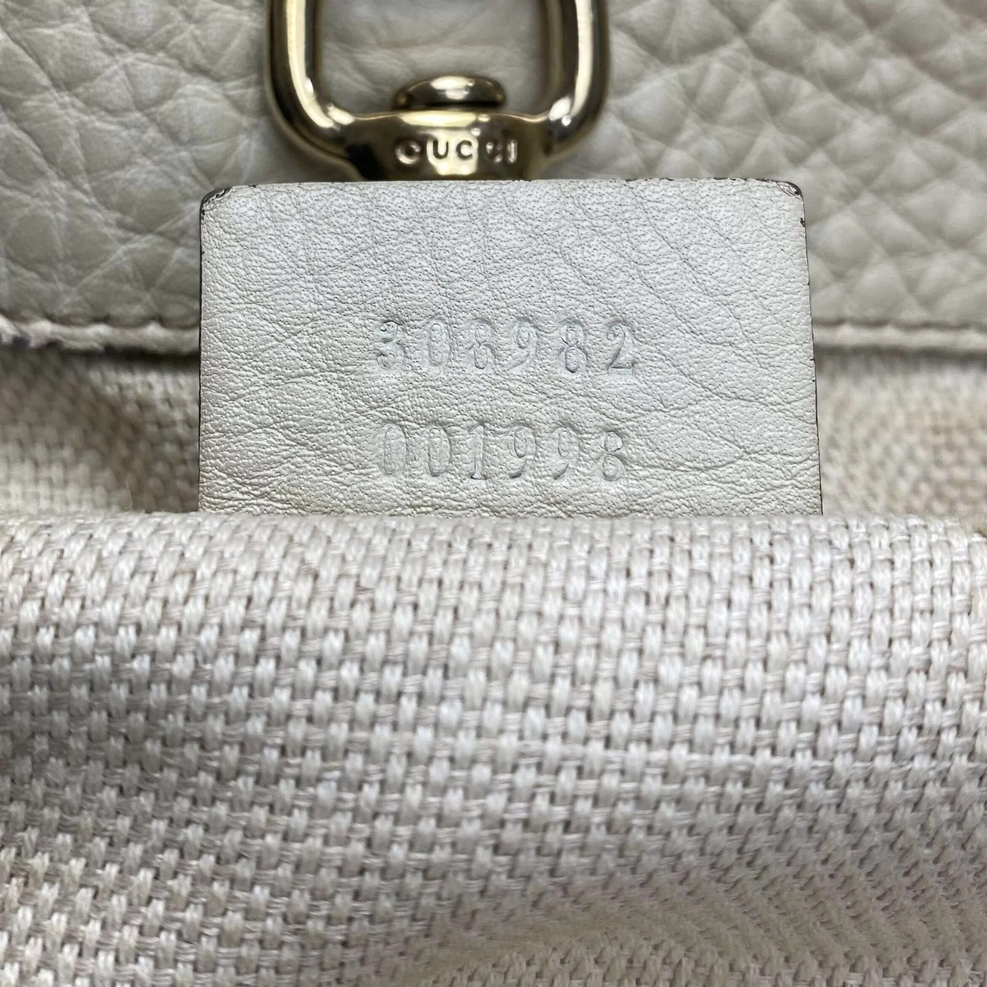 Bolsa Gucci Soho Off White