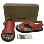 Sandália Burberry Infantil Vermelha