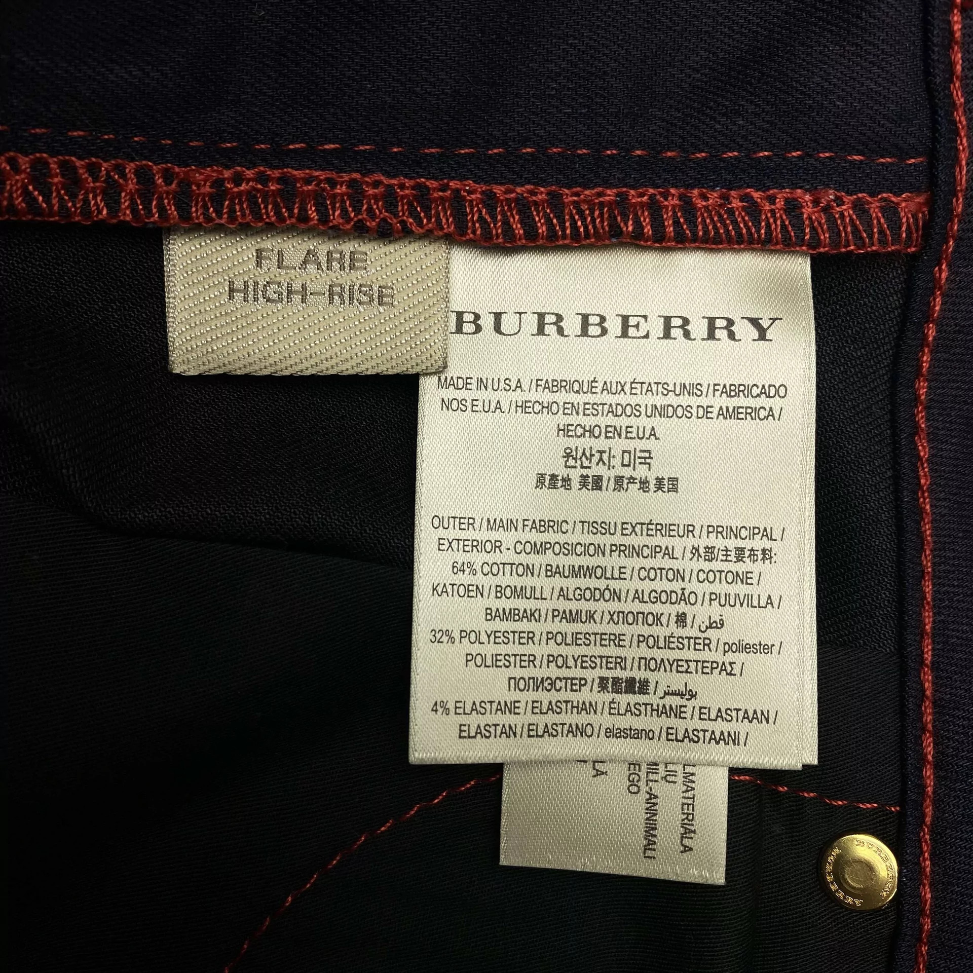Calça Burberry Jeans