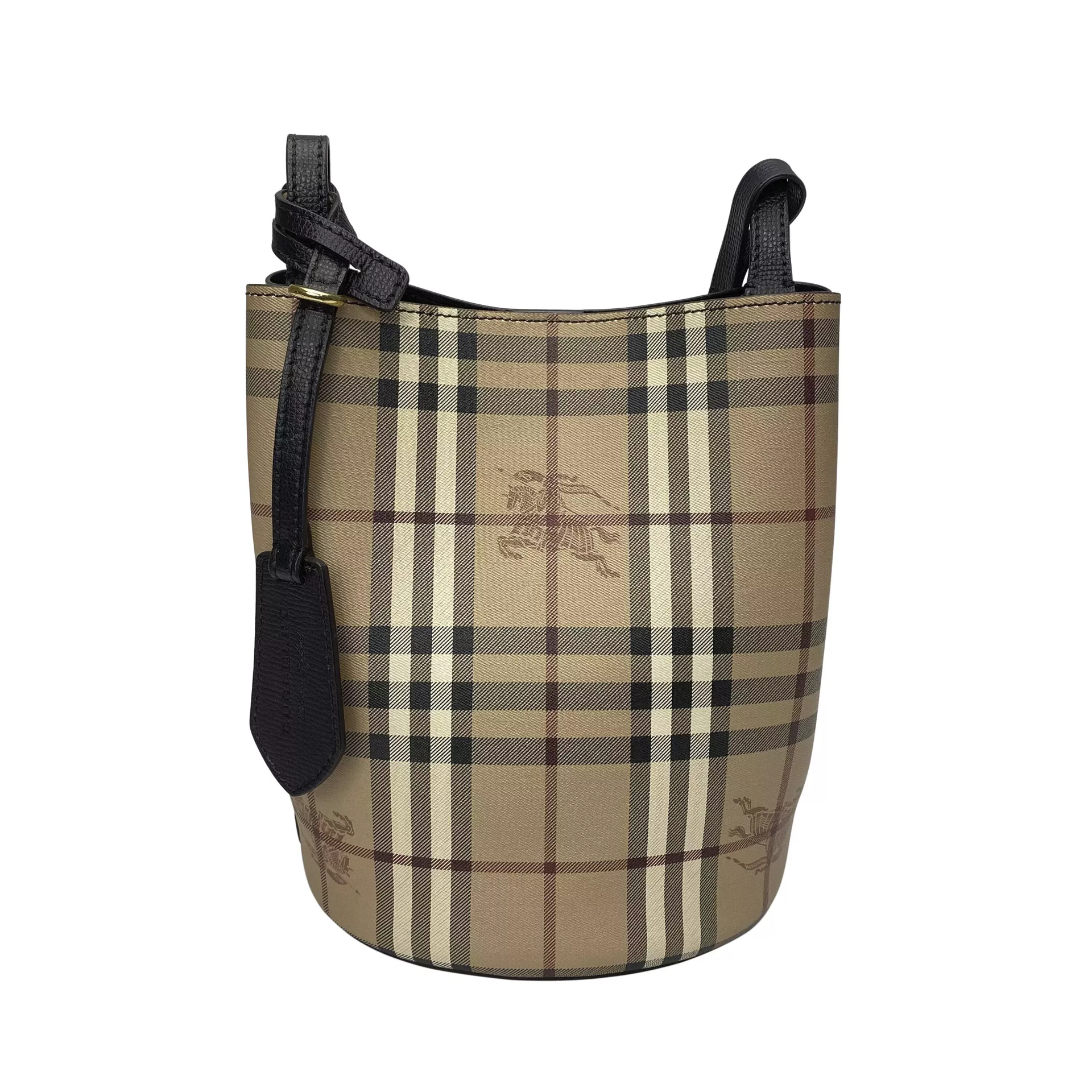 Bolsa Burberry Bucket Xadrez