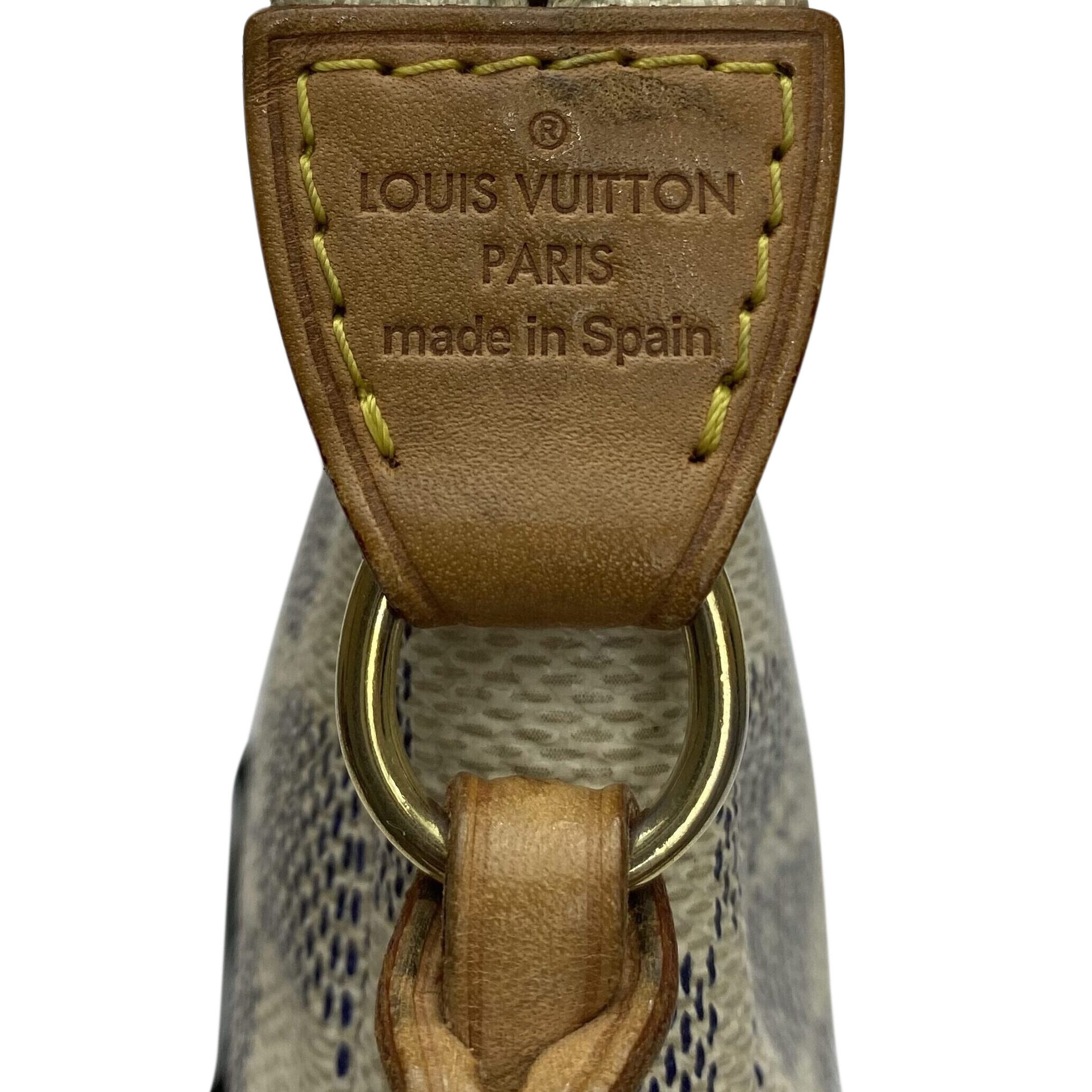 Bolsa Louis Vuitton Pochette Accessoires Damier Azur