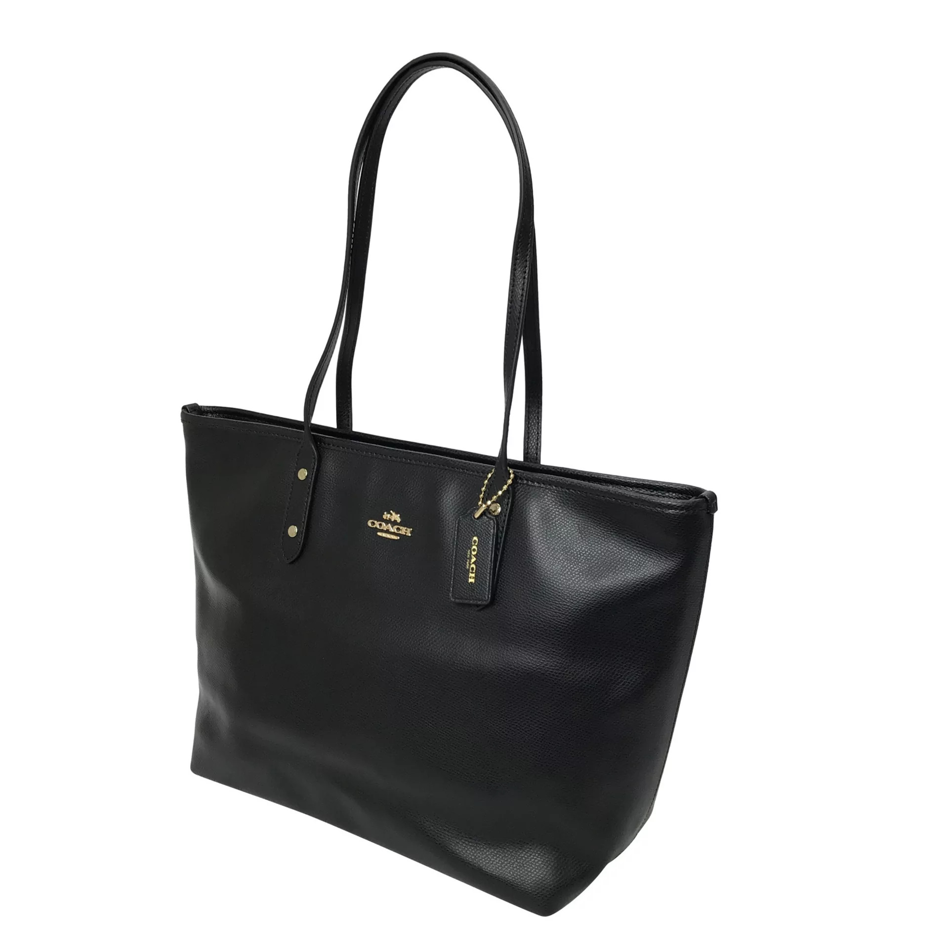 Bolsa Coach Couro Preto