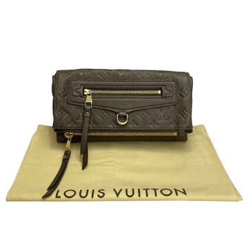 Clutch Louis Vuitton Petillante Empreinte Marrom
