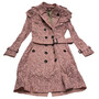 Trench Coat Rendado Burberry Rosa