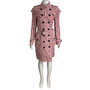 Trench Coat Rendado Burberry Rosa