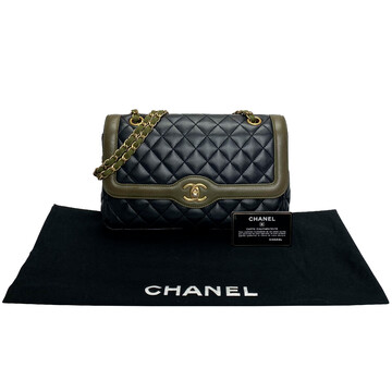 Bolsa Chanel Single Flap Bicolor