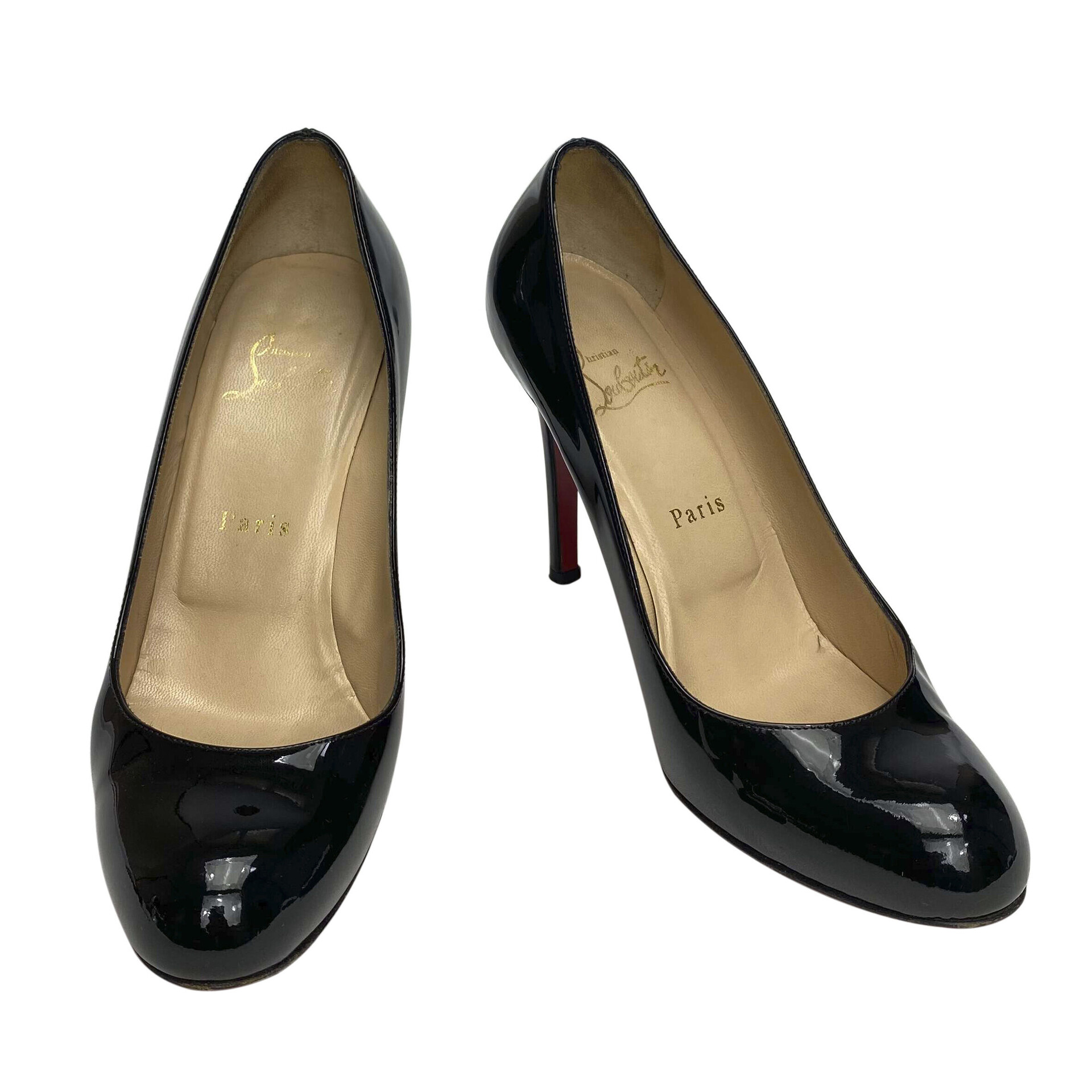 Sapato Christian Louboutin Simple Pump Verniz Preto