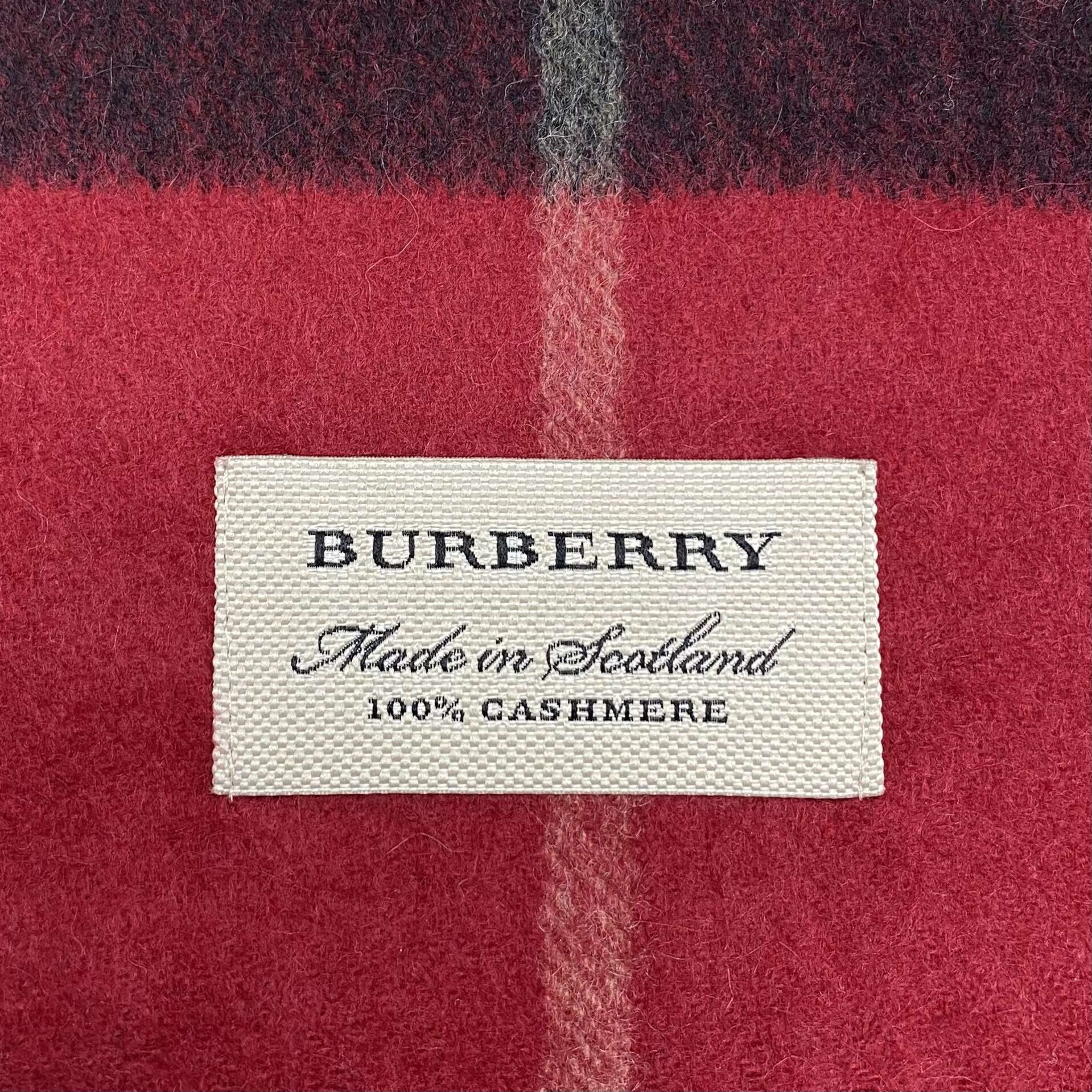 Cachecol Burberry Vermelho