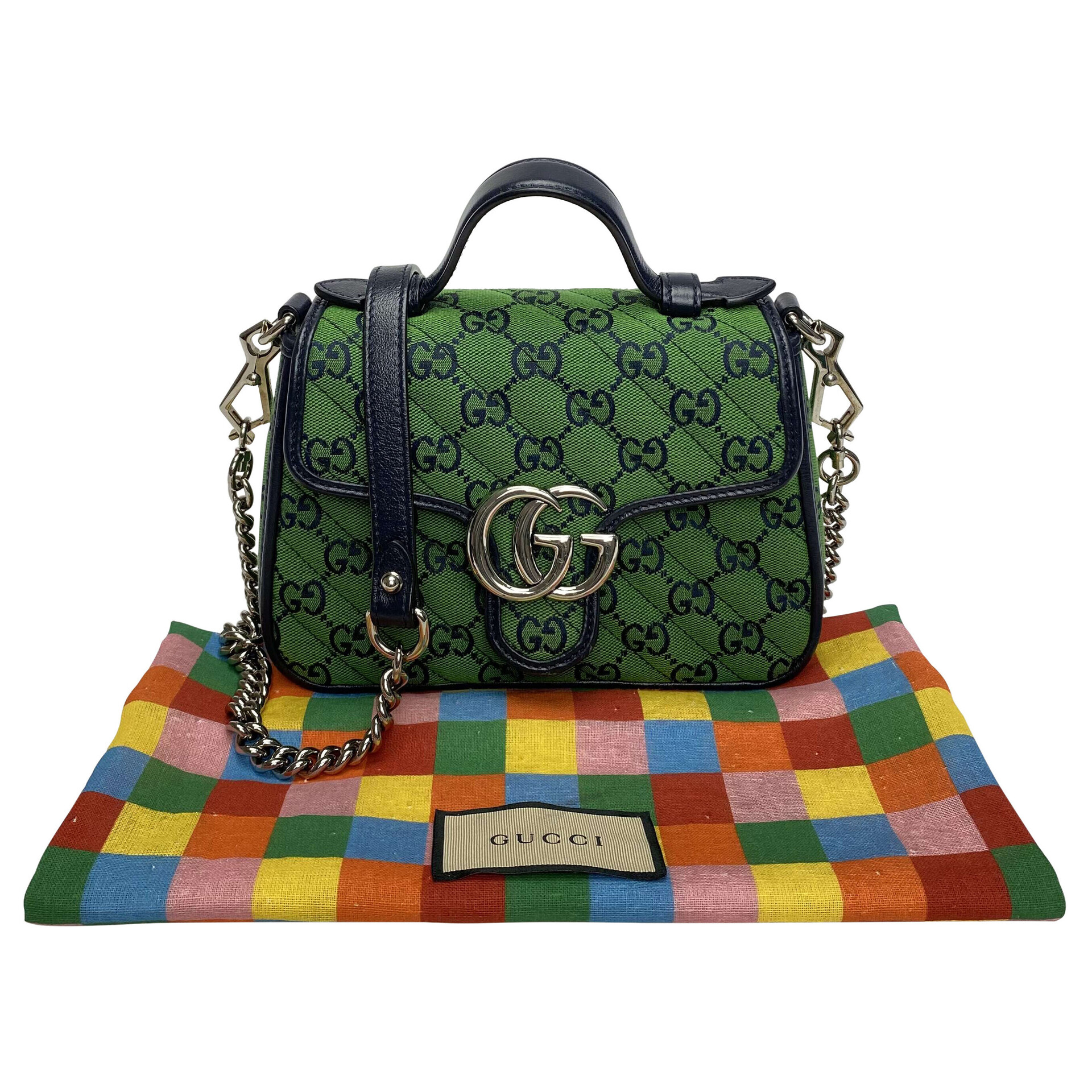 BOLSA GUCCI MARMONT SHOULDER PRETA