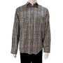 Camisa Burberry Xadrez Cinza