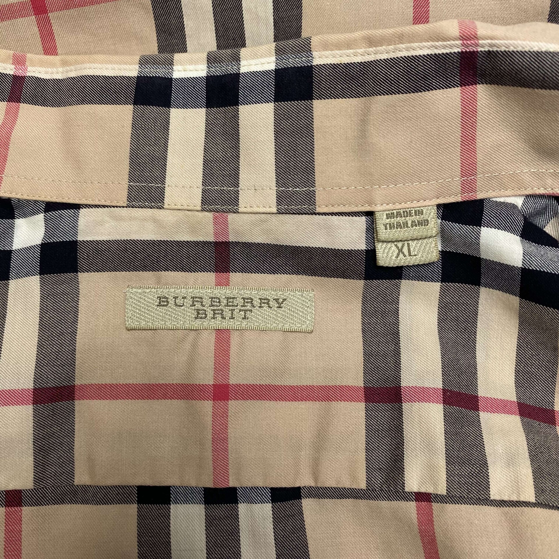 Camisa Burberry Xadrez Tradicional