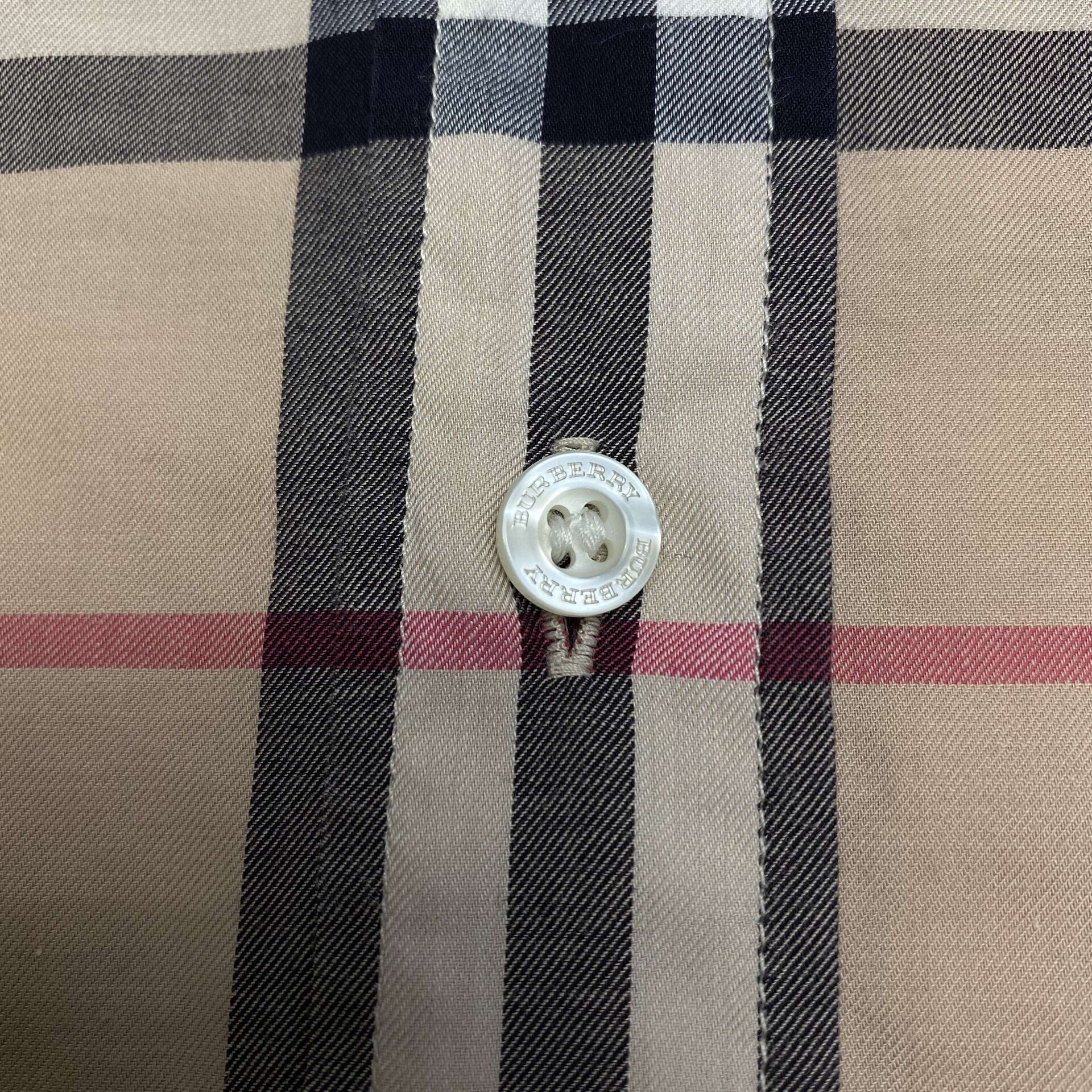 Burberry Camisa Algodão Xadrez Vintage - Original São Paulo