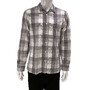 Camisa Burberry Xadrez Cinza