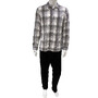 Camisa Burberry Xadrez Cinza