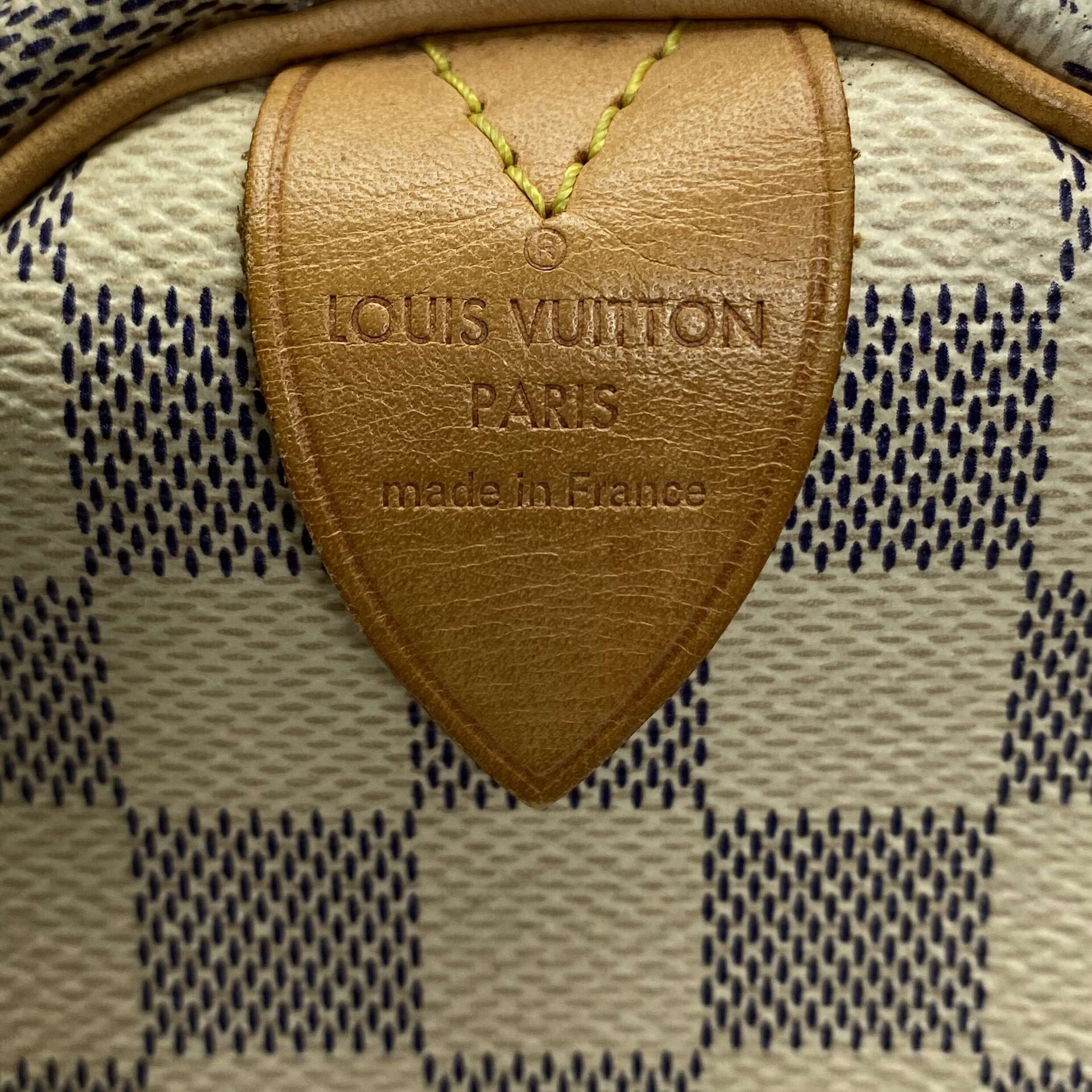 Bolsa Louis Vuitton Speedy 35 Damier Azur