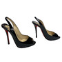 Sapato Christian Louboutin Gamma Talon 120 Verniz Preto