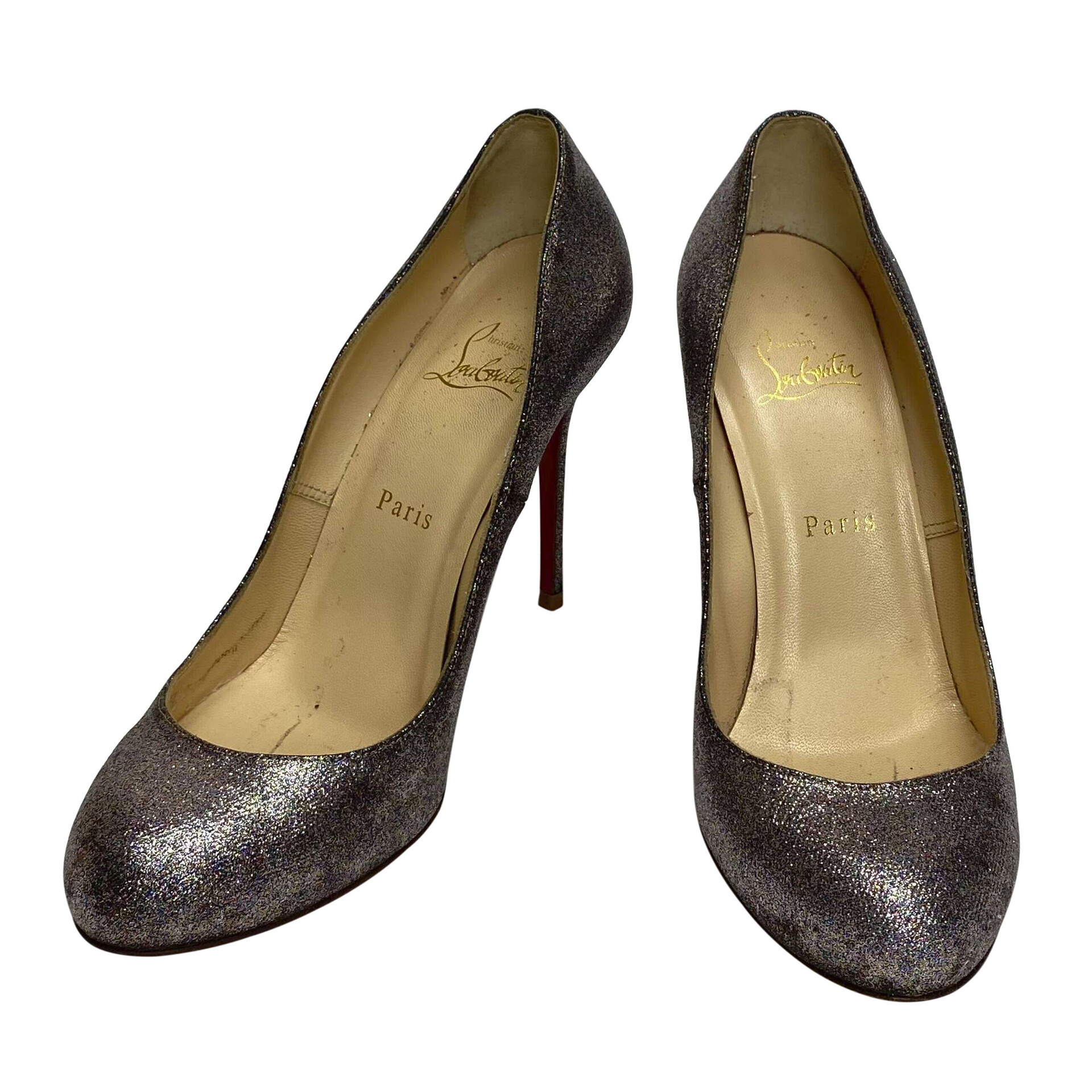 Sapato Christian Louboutin Glitter Multicolor