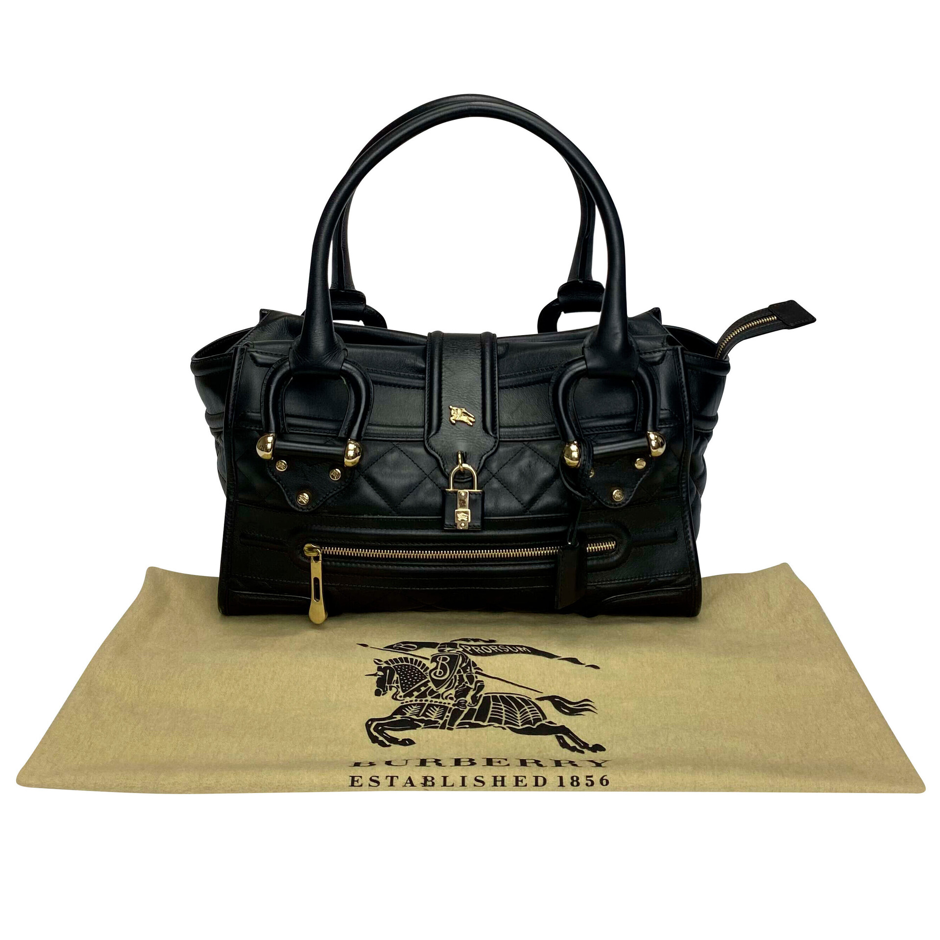 Bolsa Burberry Manor Preta