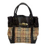 Bolsa Burberry Haymarket Check Belted