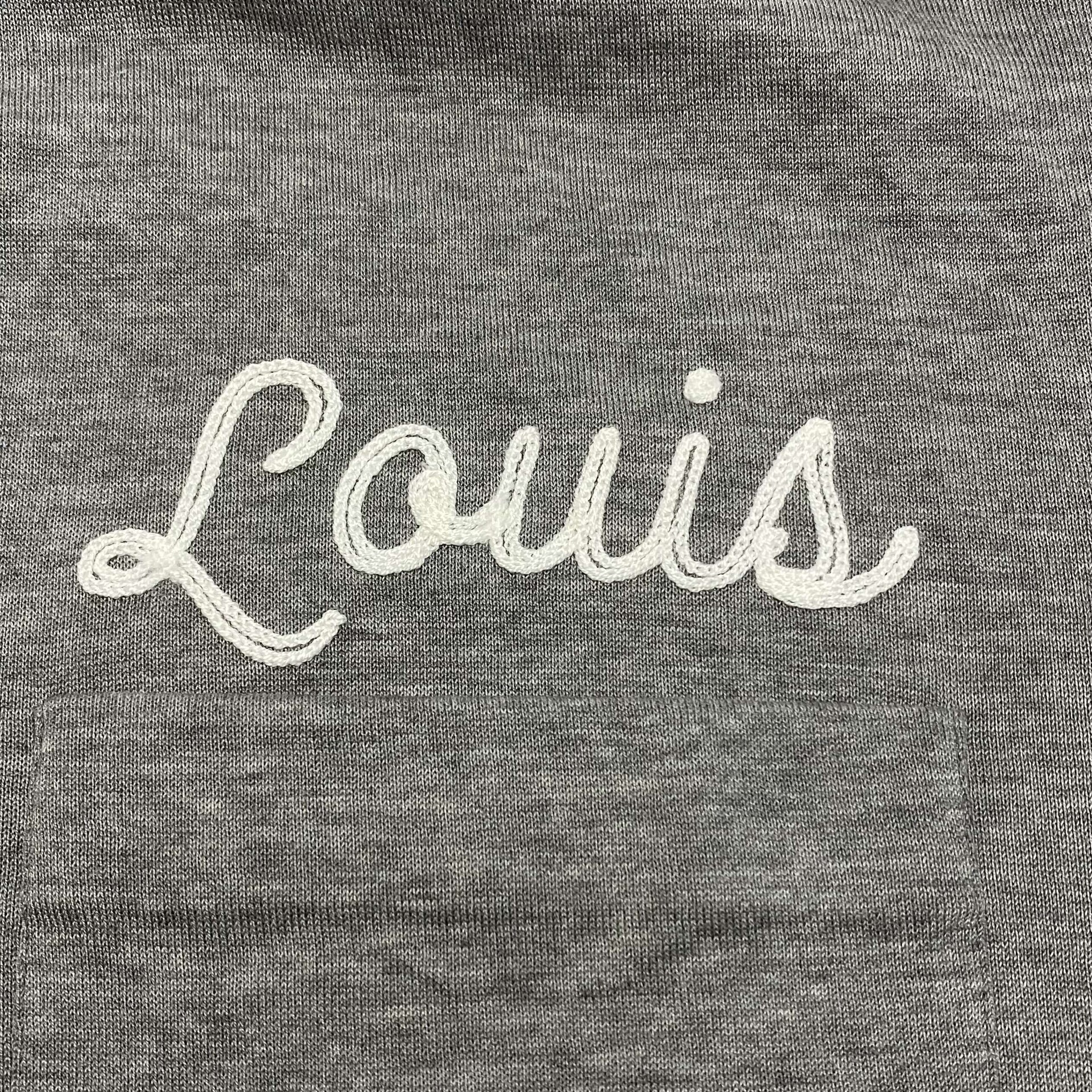 Camisa Polo Louis Vuitton Cinza