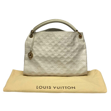 Bolsa Louis Vuitton Artsy MM Couro Off White