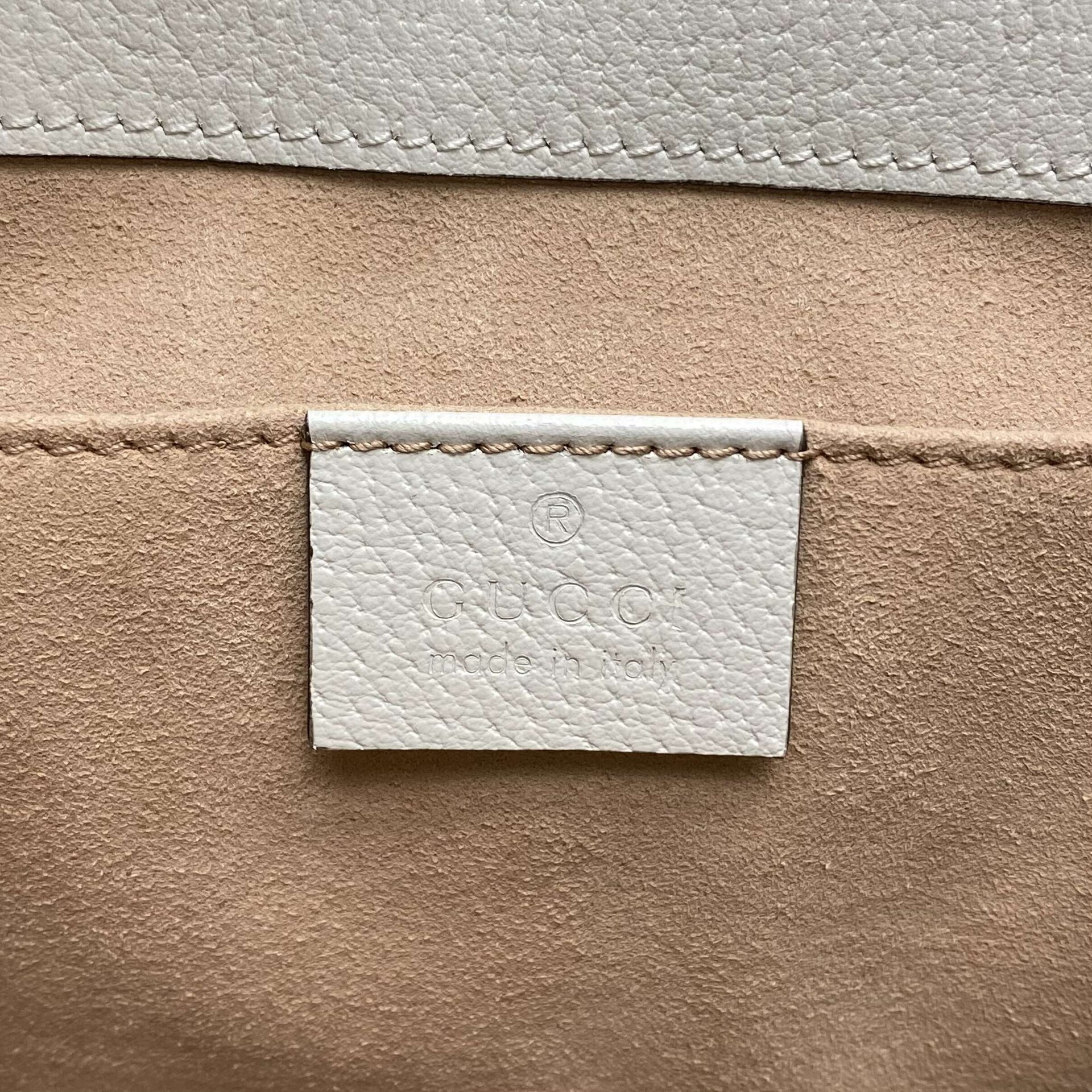 Bolsa Gucci Bucket Ophidia Off White