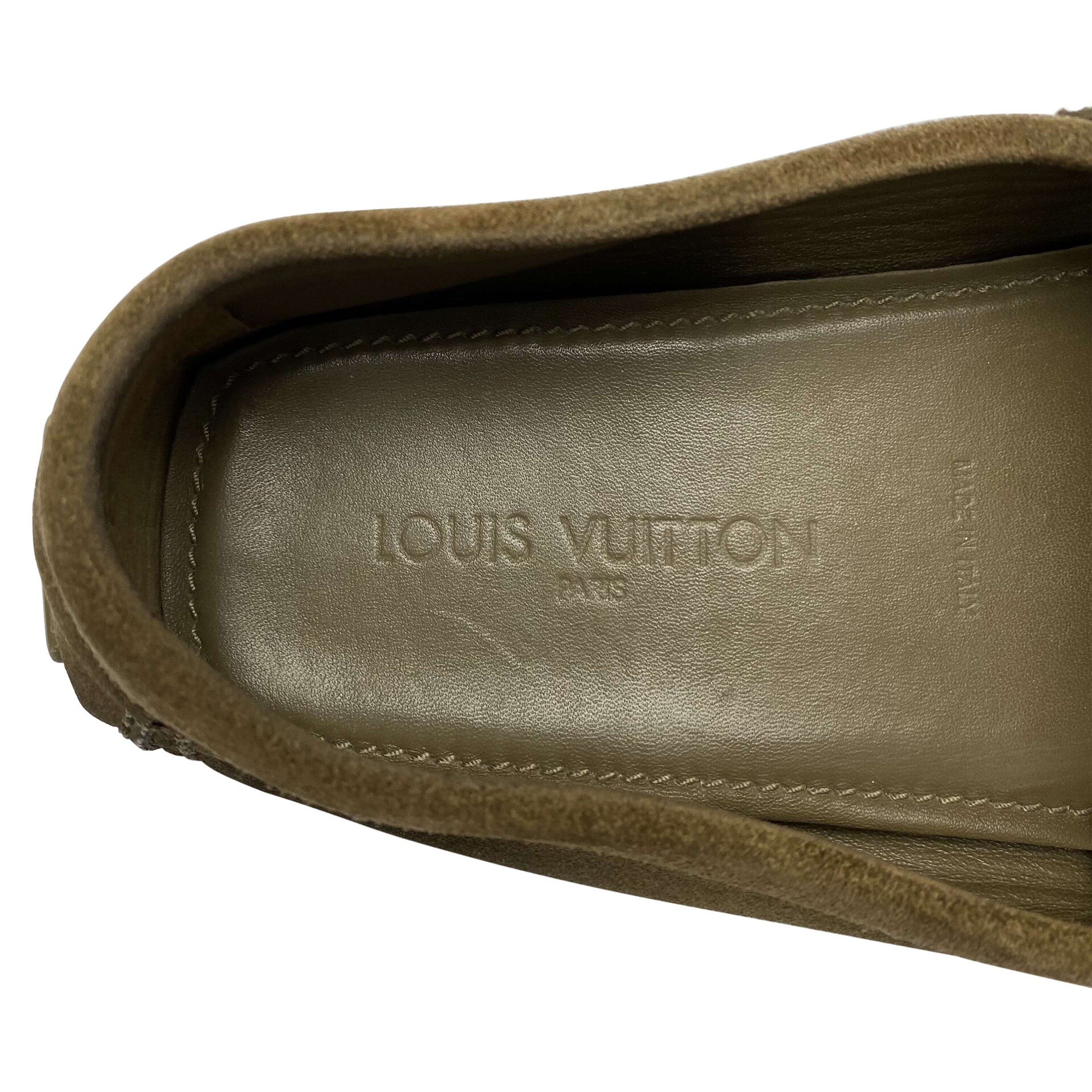 Mocassim Louis Vuitton Camurça Marrom
