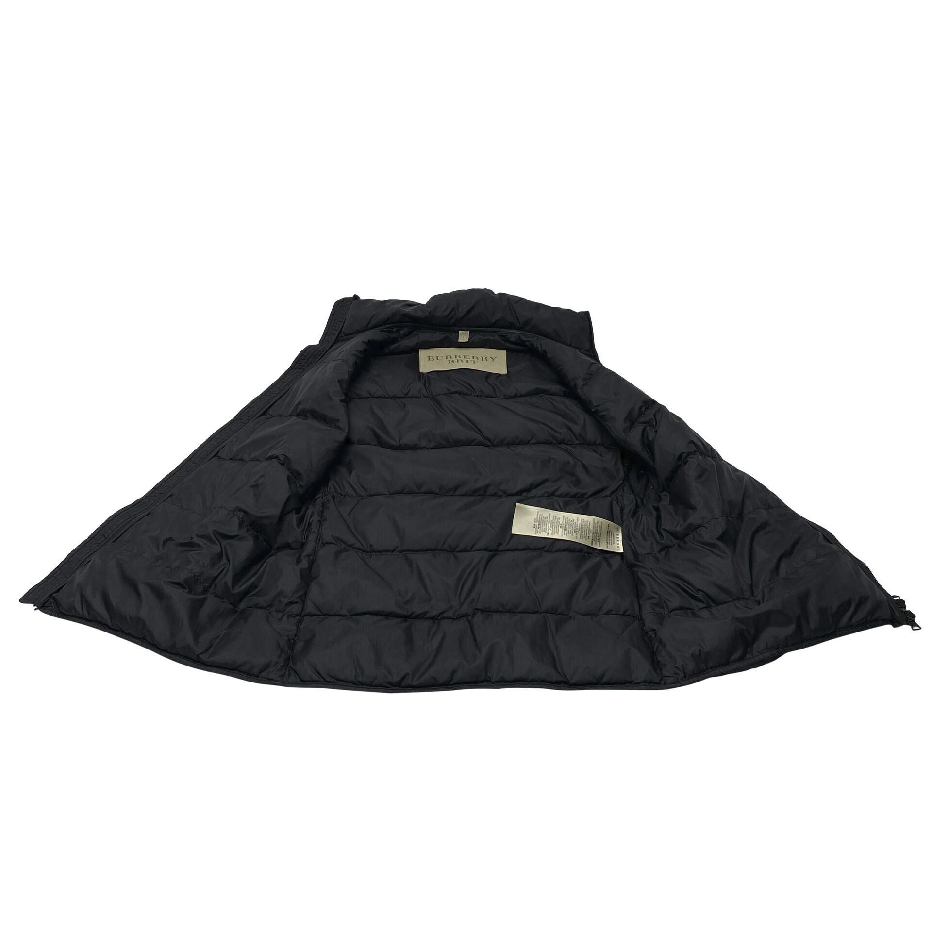 Colete Burberry Brit Nylon Preto