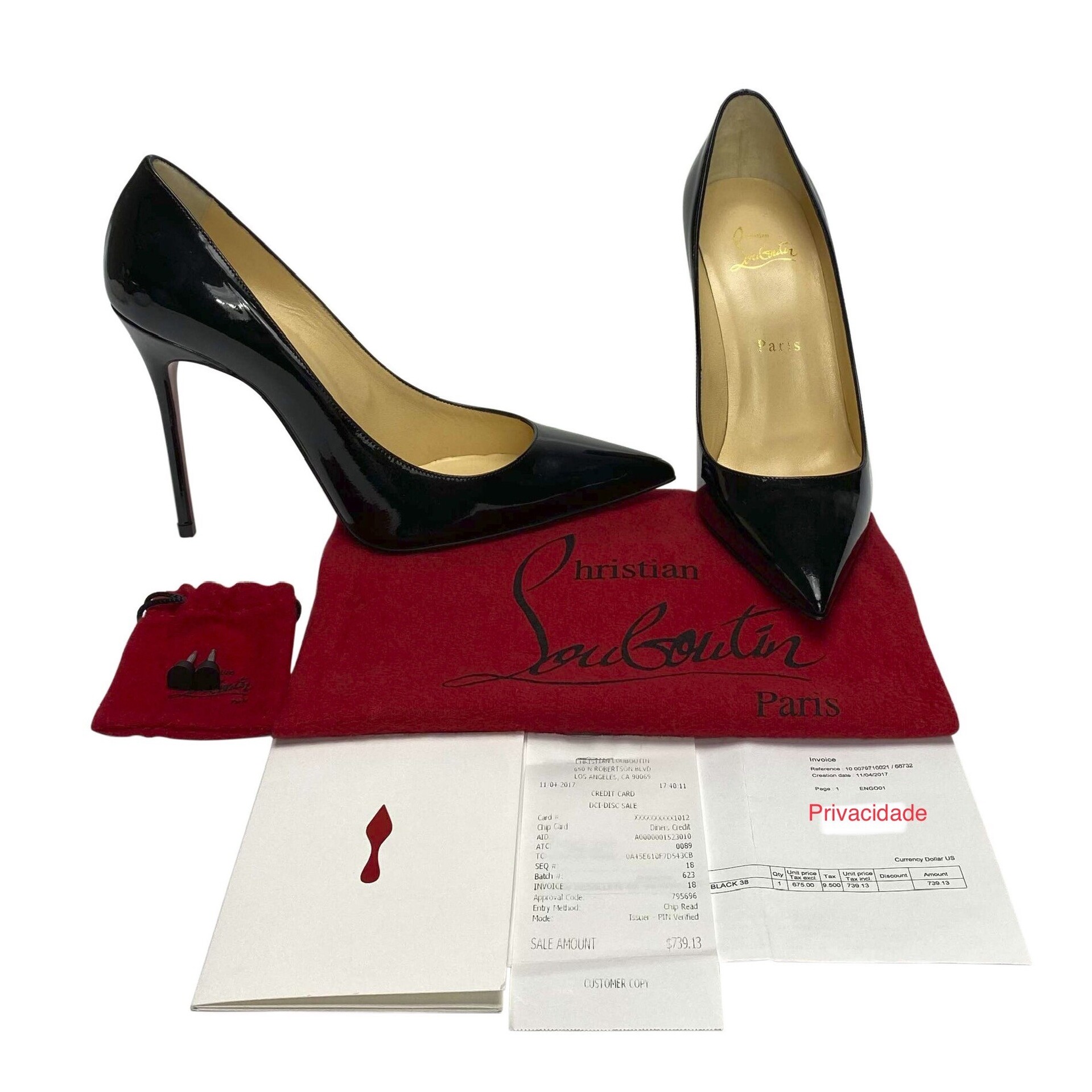 Scarpin Christian Louboutin So Kate Preto