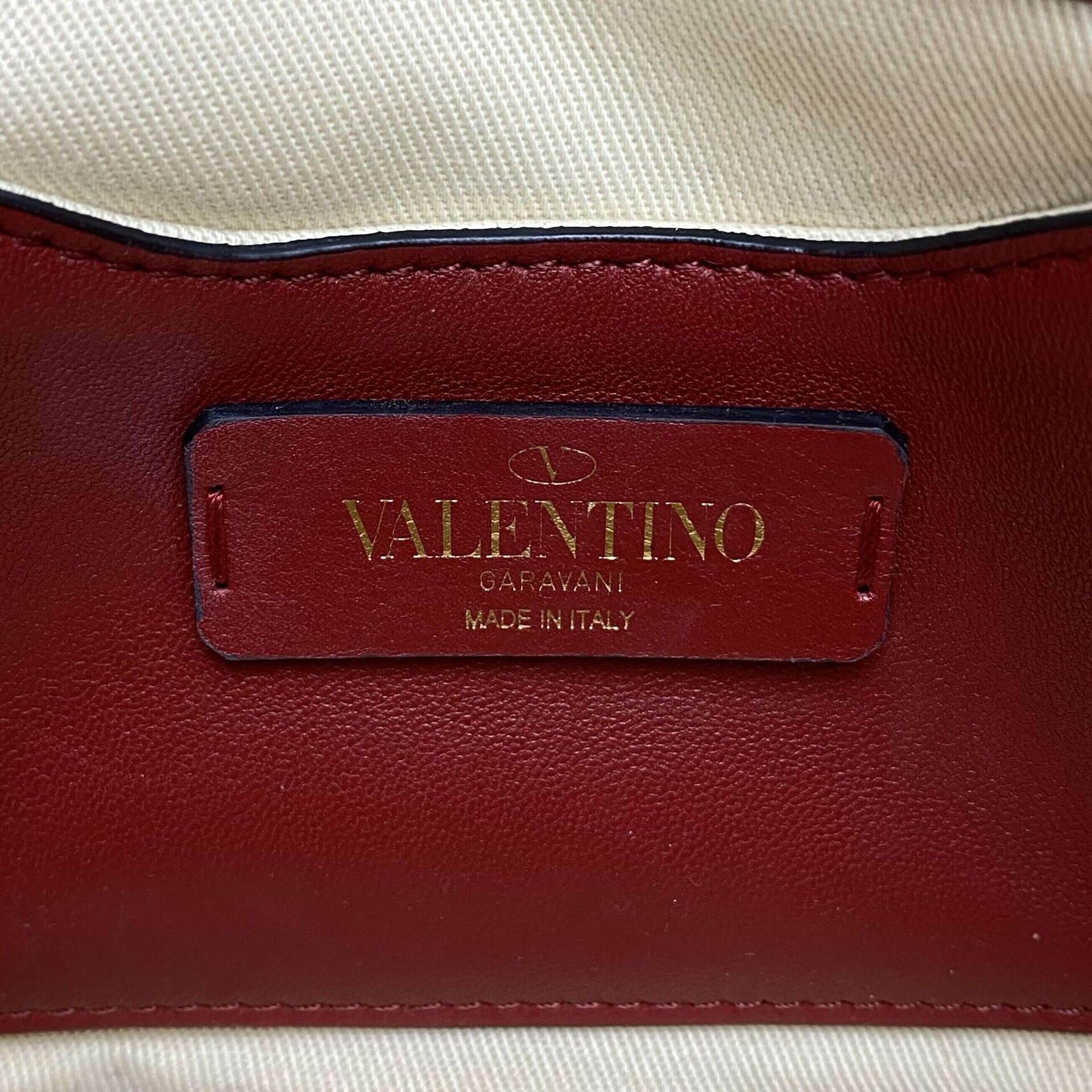 Bolsa Valentino Garavani Candystud Vermelha