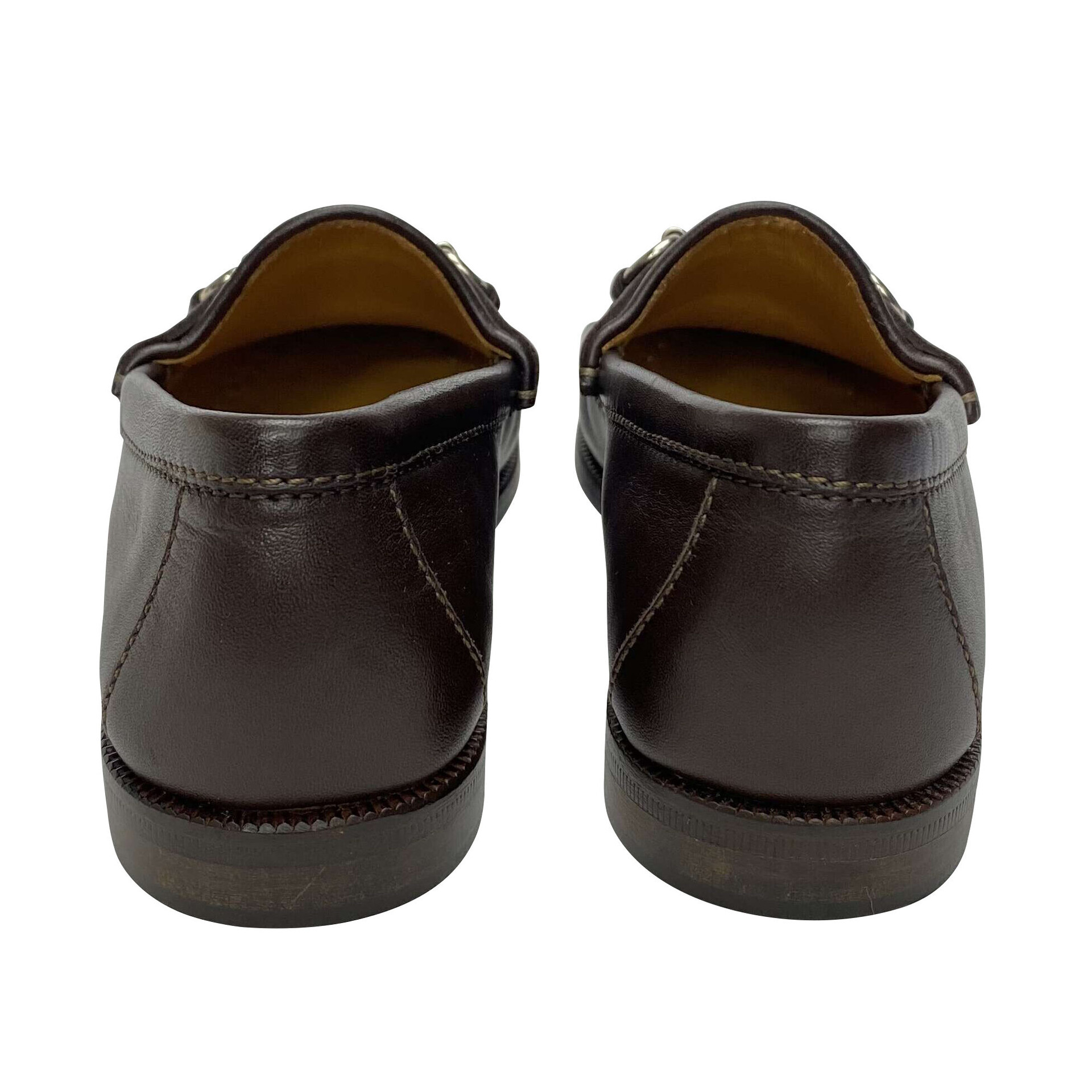 Mocassim Gucci Infantil Couro Marrom