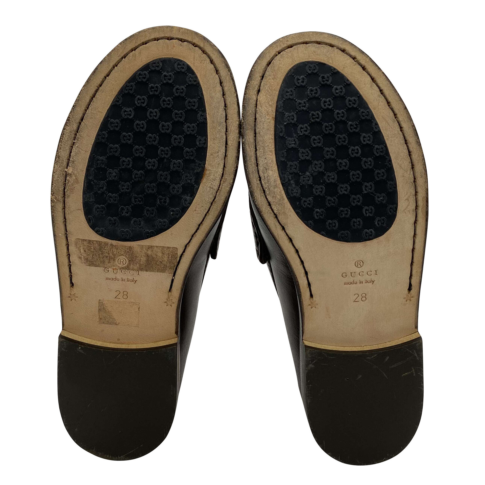 Mocassim Gucci Infantil Couro Marrom