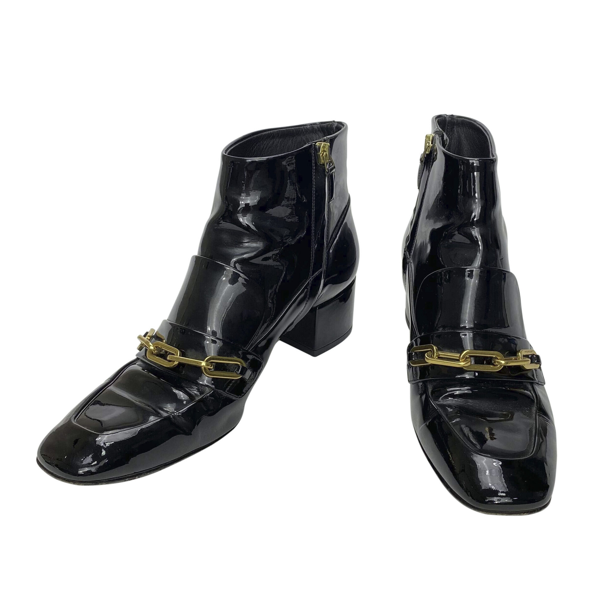 Bota Burberry Verniz Preto