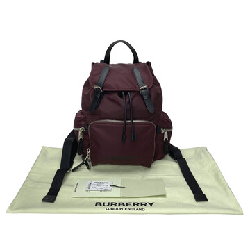 Mochila Burberry Nylon Vinho