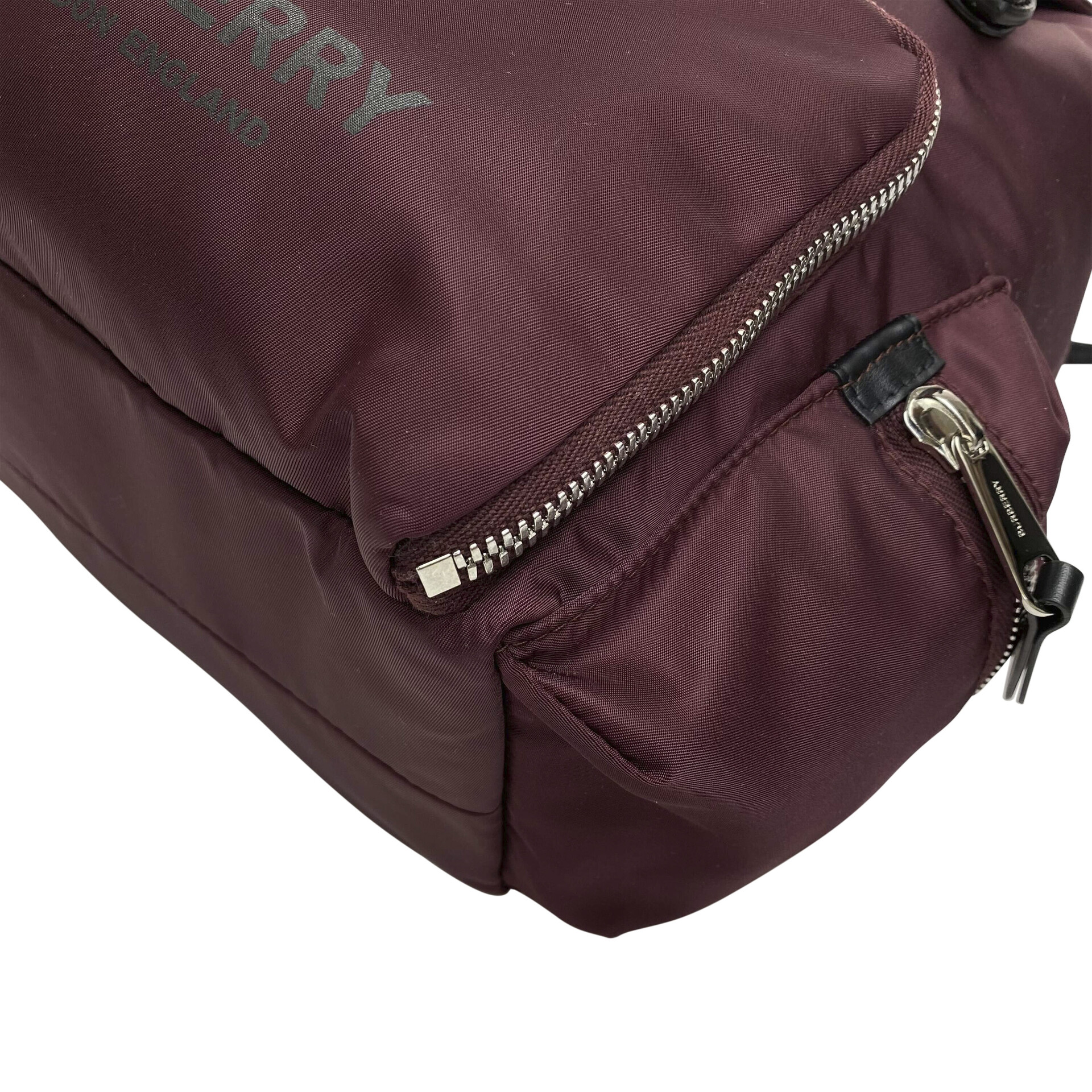 Mochila Burberry Nylon Vinho