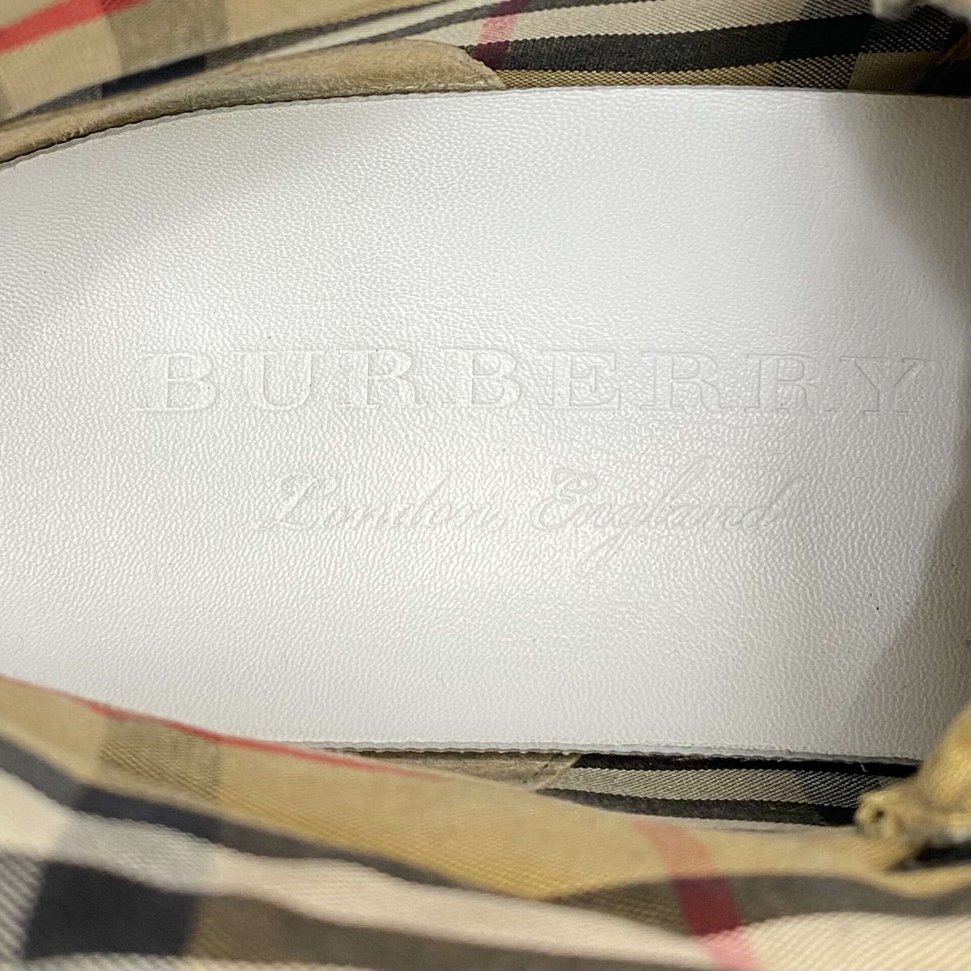 Sneackers Burberry Cano Alto