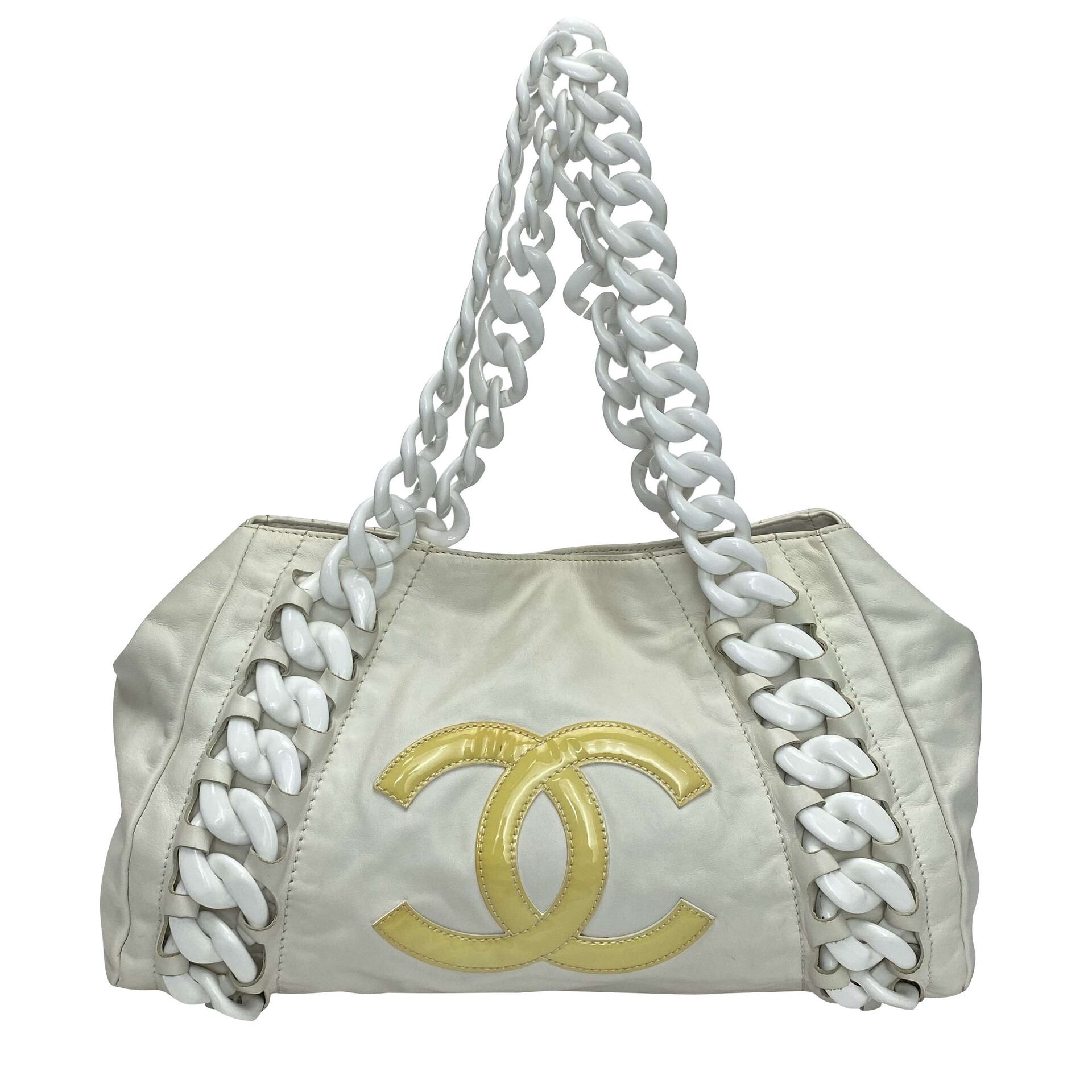 Bolsa Chanel Modern Chain Rhodoid East West