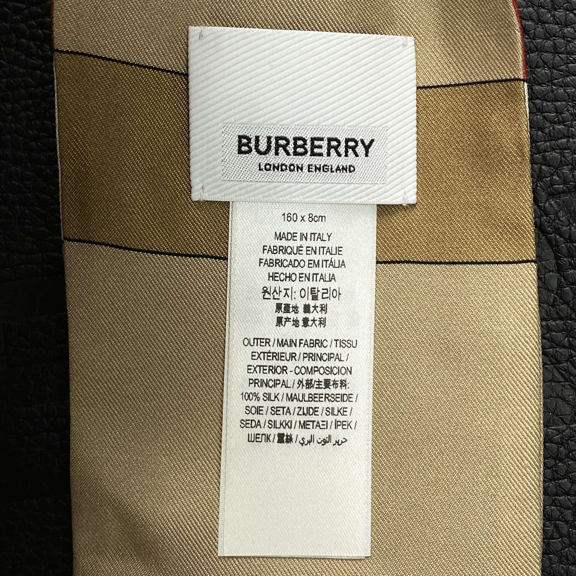 Bolsa Burberry Couro Preto