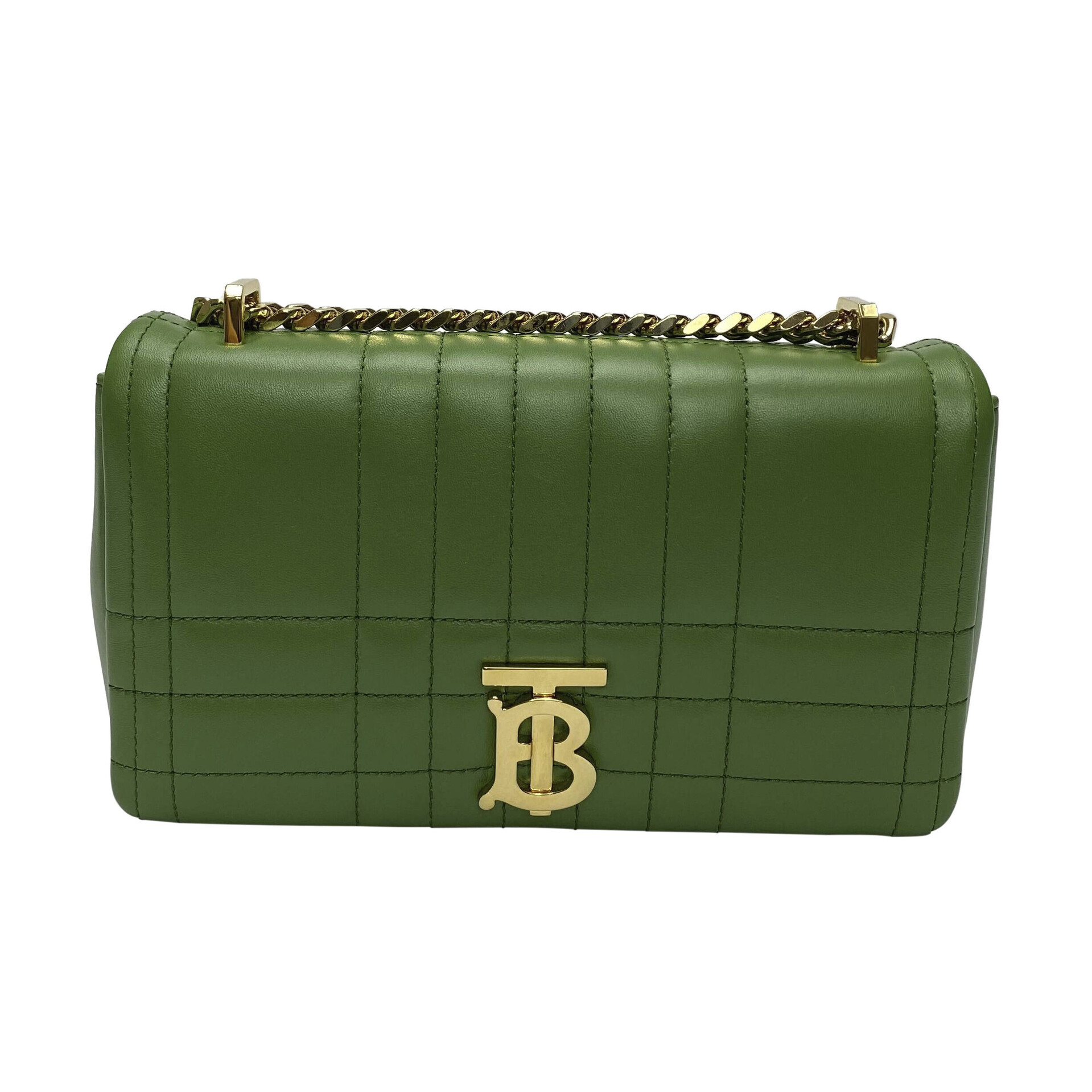 Bolsa Burberry Lola Couro Verde