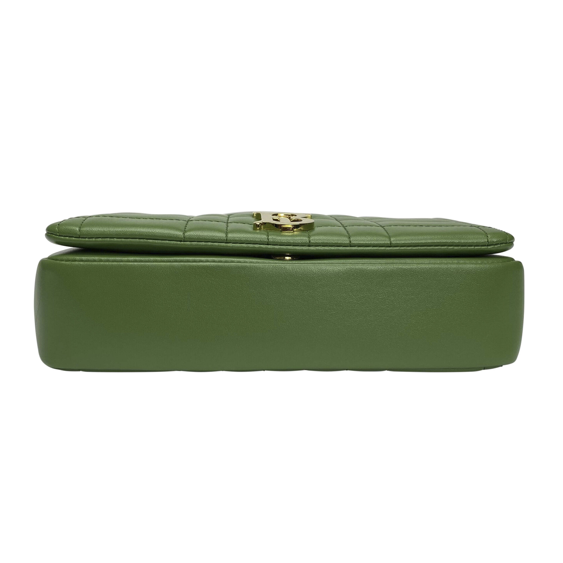 Bolsa Burberry Lola Couro Verde