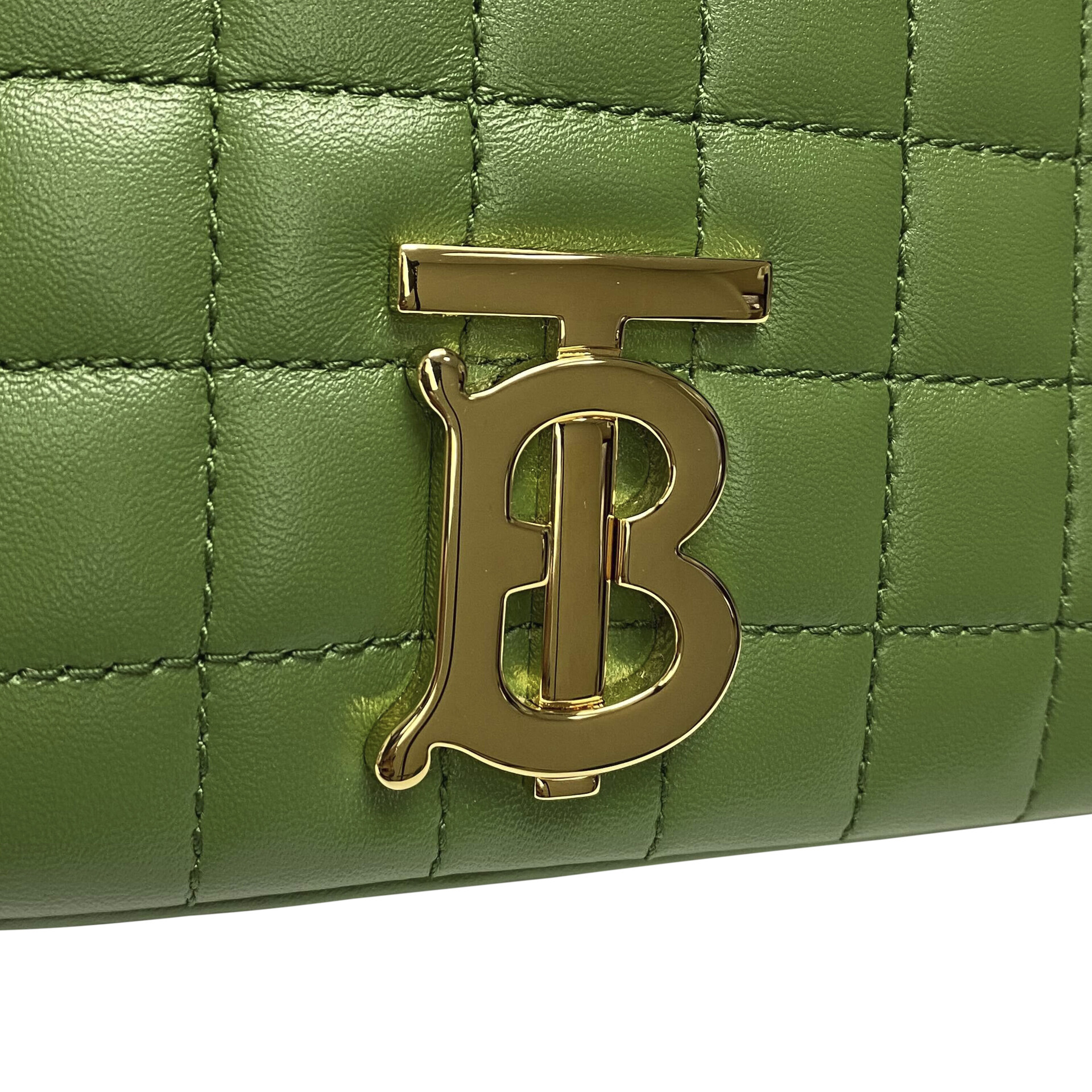 Bolsa Burberry Lola Couro Verde