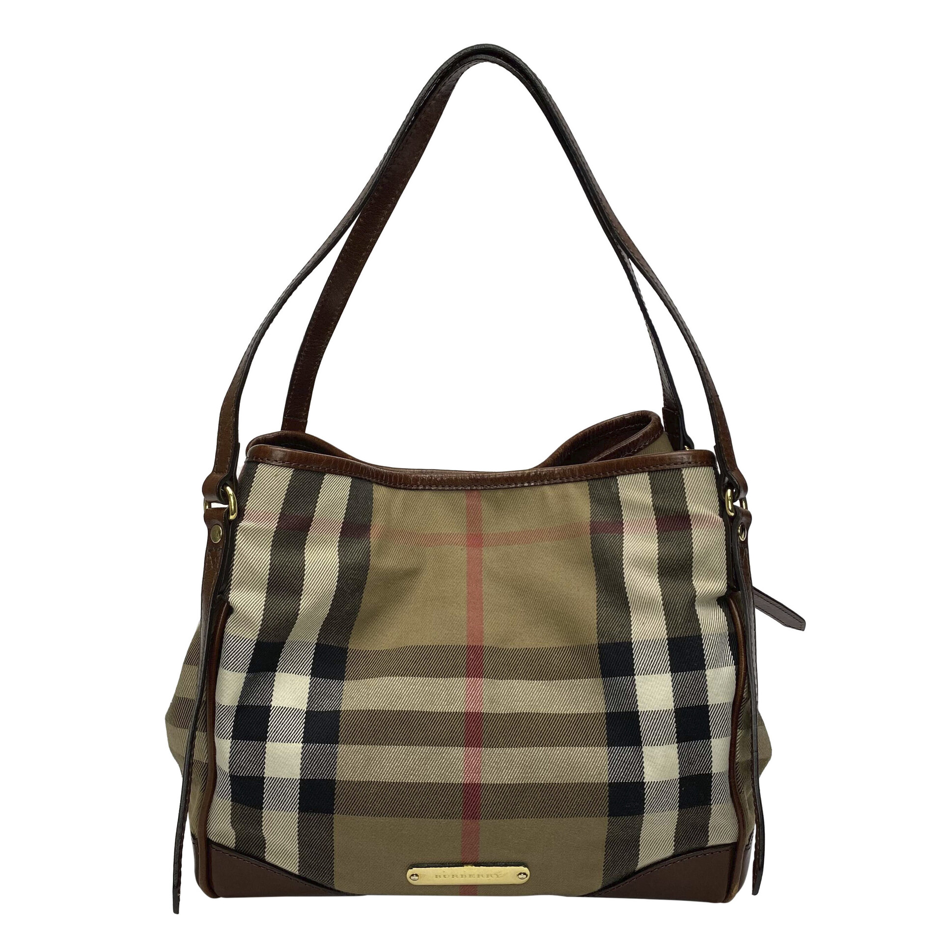 Bolsa Burberry Checked Xadrez Tradicional