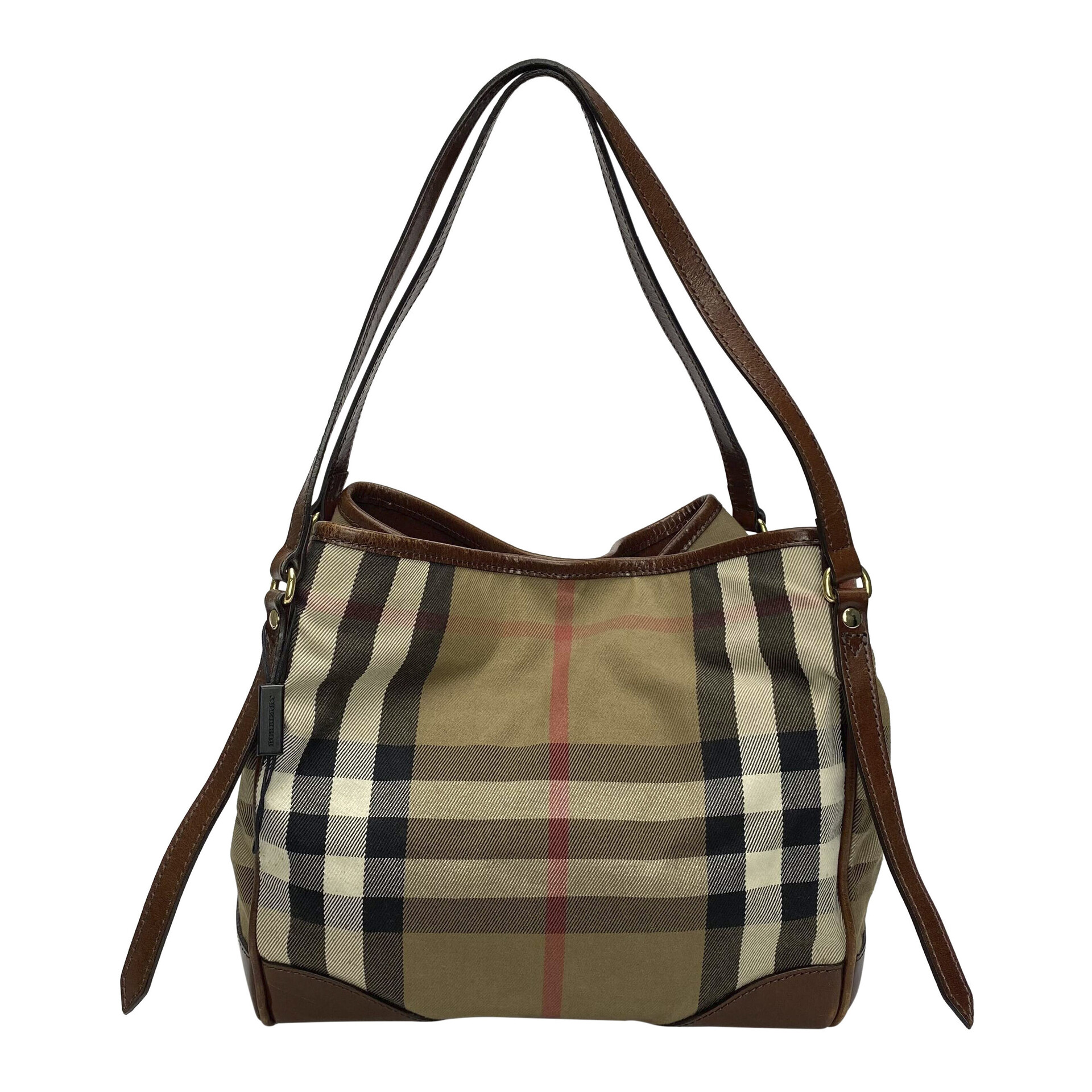 Bolsa Burberry Checked Xadrez Tradicional