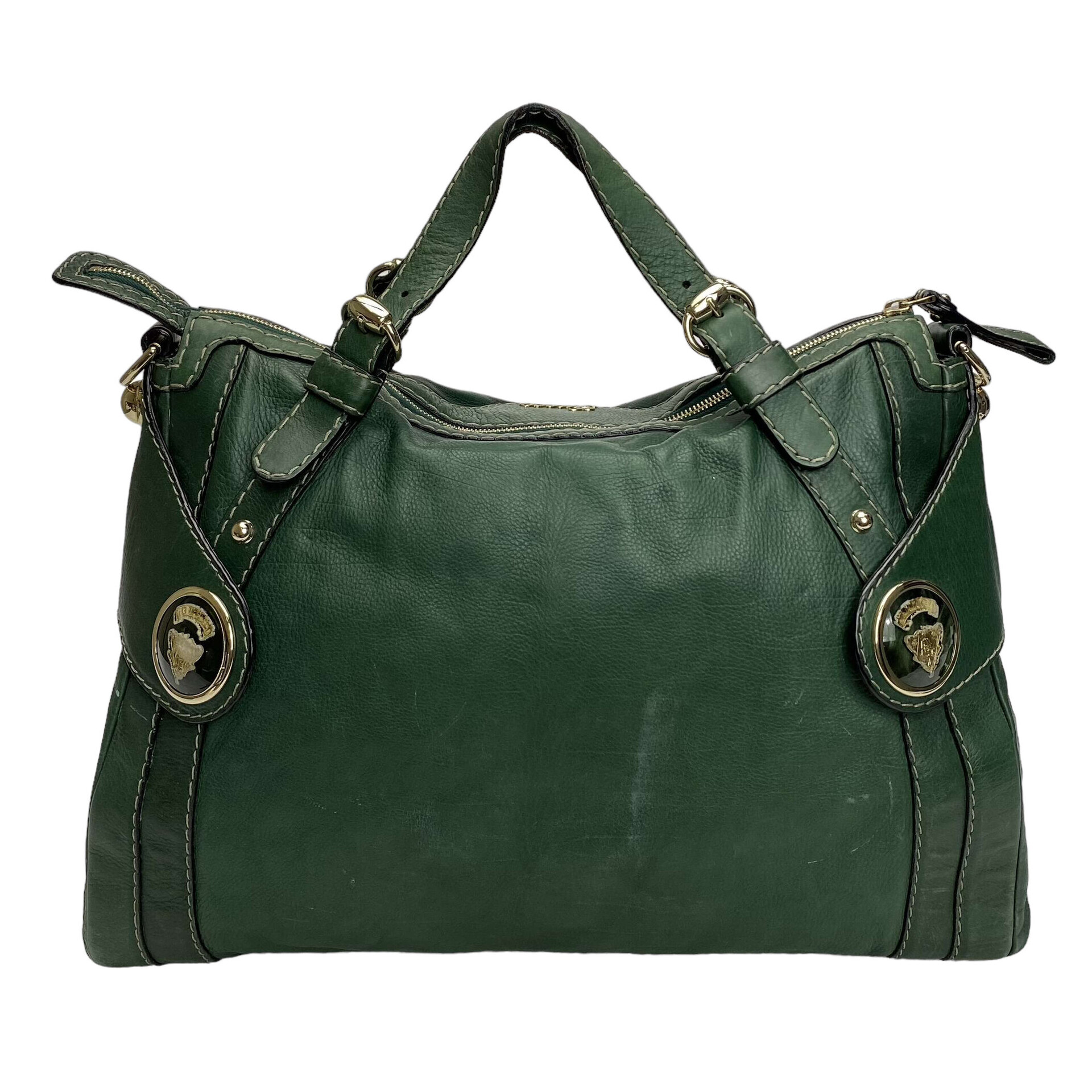 Bolsa Gucci Couro Verde