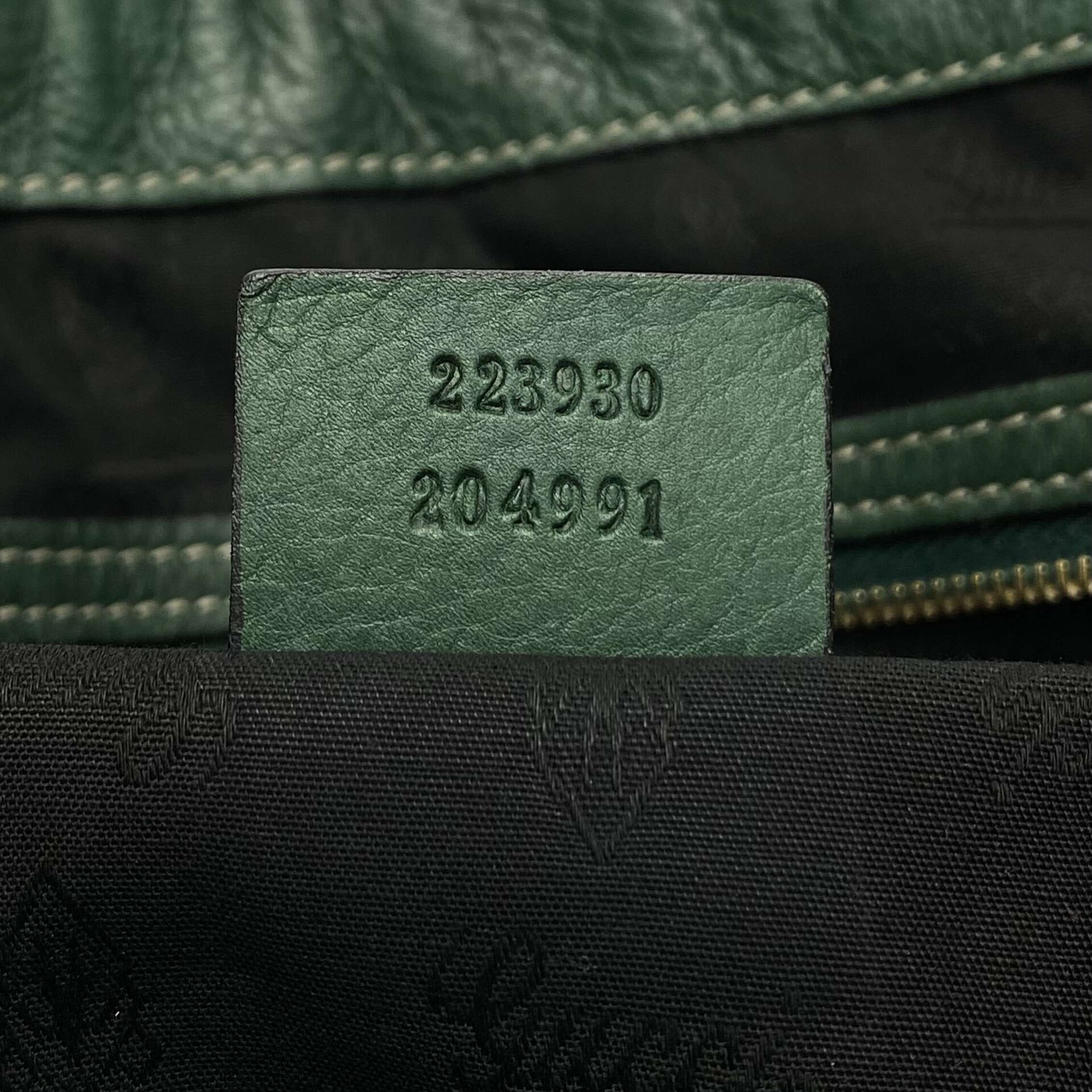 Bolsa Gucci Couro Verde