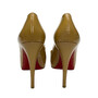 Peep Toe Christian Louboutin Verniz Nude