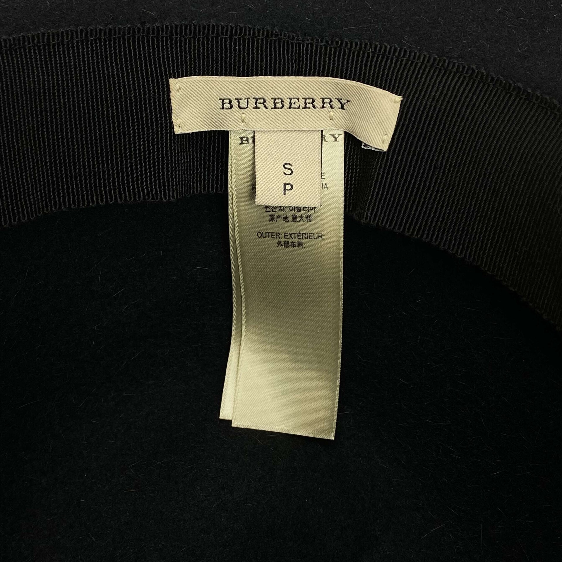 Chapéu Burberry Preto